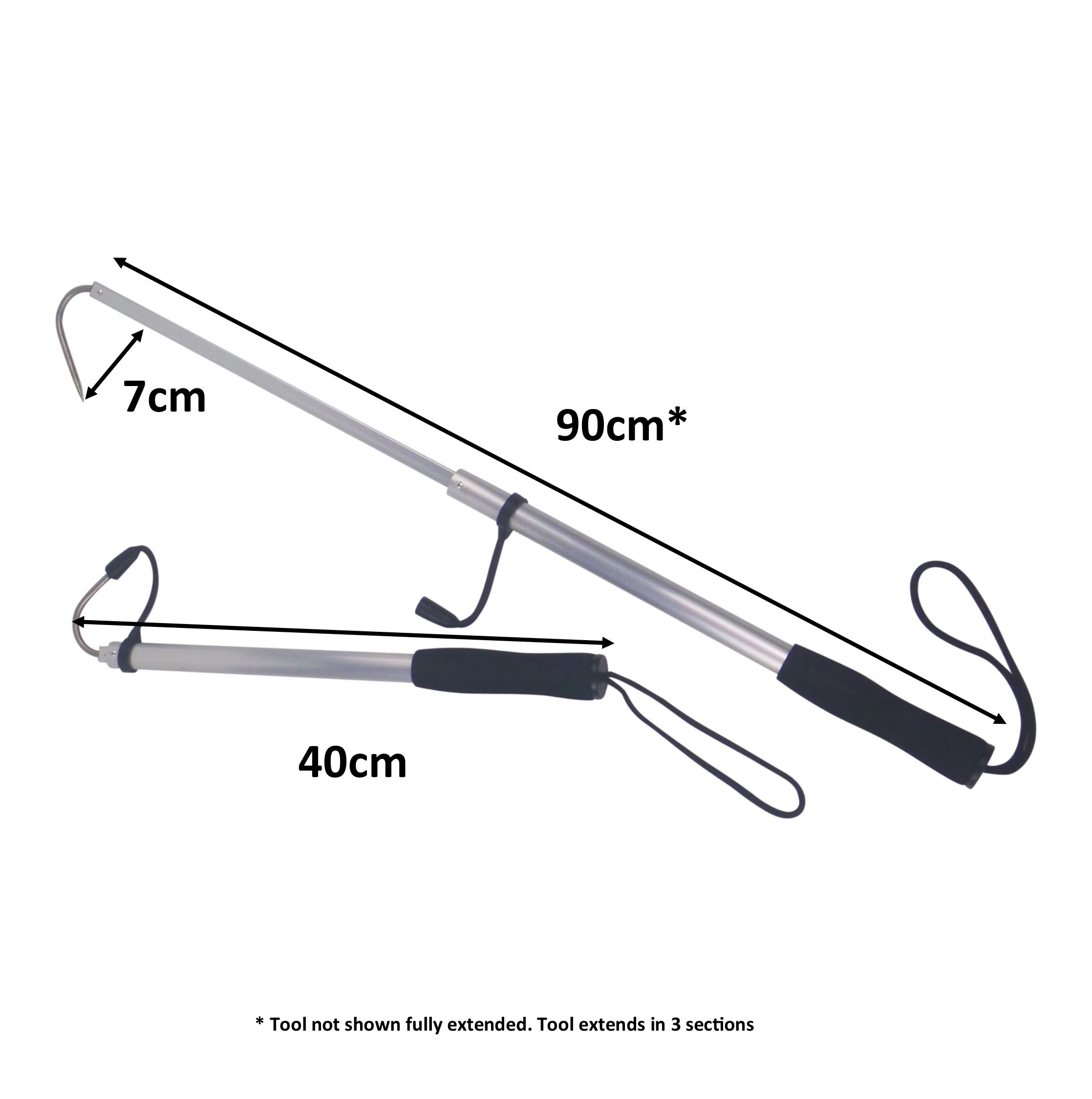 Fishing Tackle: Rig Ezy 90cm Extendable Gaff