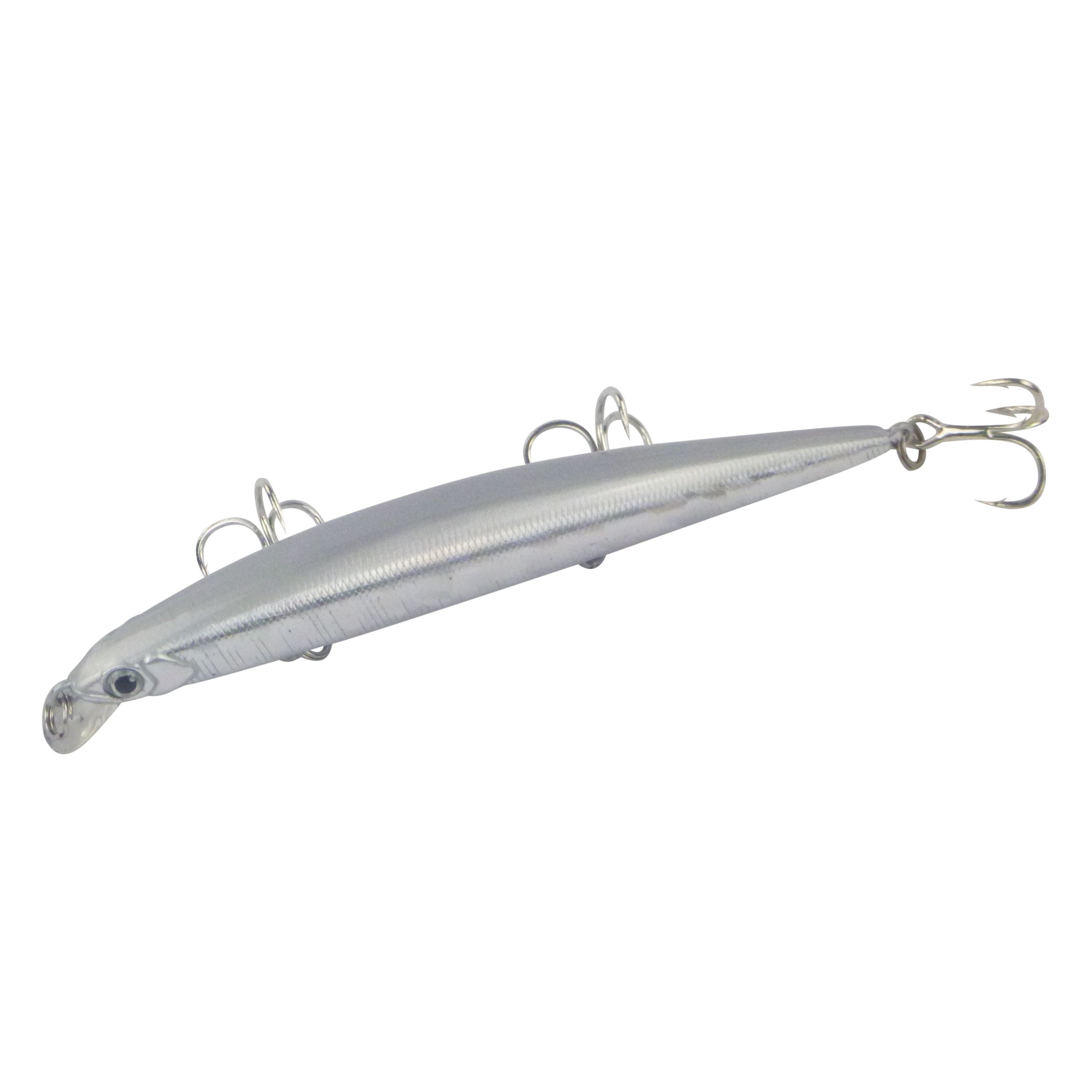 Fishing Tackle: Finesse LW12 Shallow Diving Twitch Bait 120mm, Silver Bullet