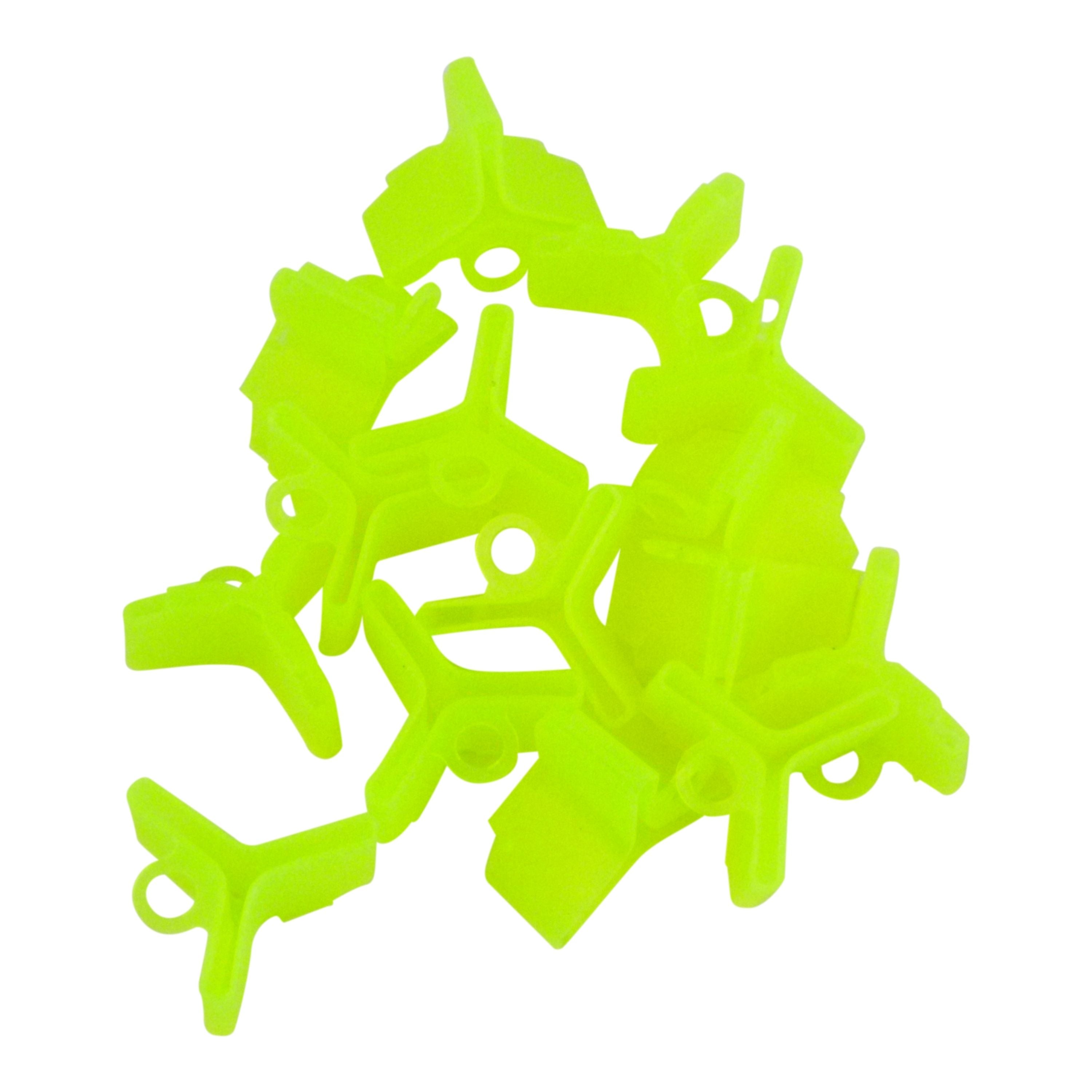 Fishing Tackle: Rig Ezy Green Treble Cover, size #1, 15 pack