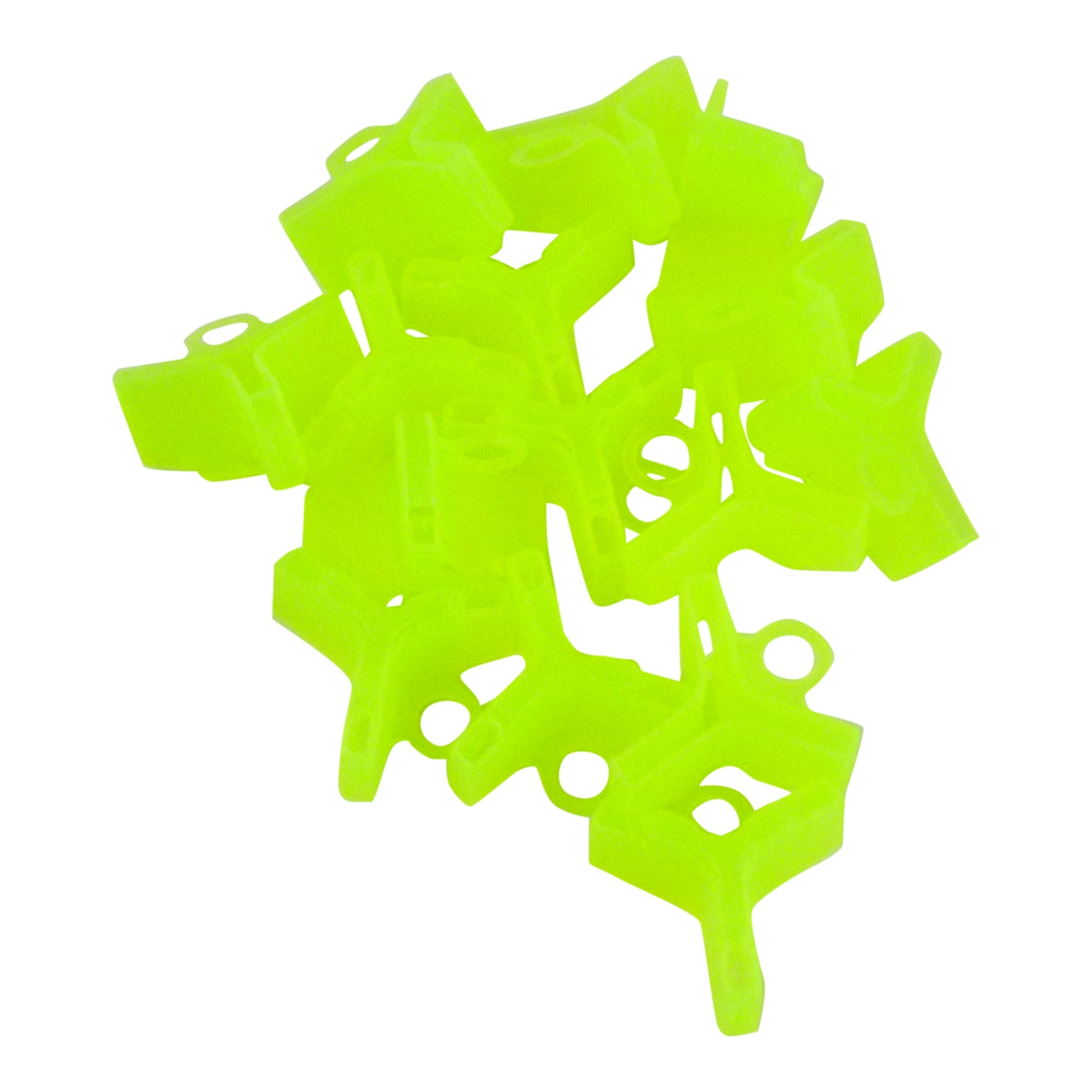 Fishing Tackle: Rig Ezy Green Treble Cover, size #2, 15 pack