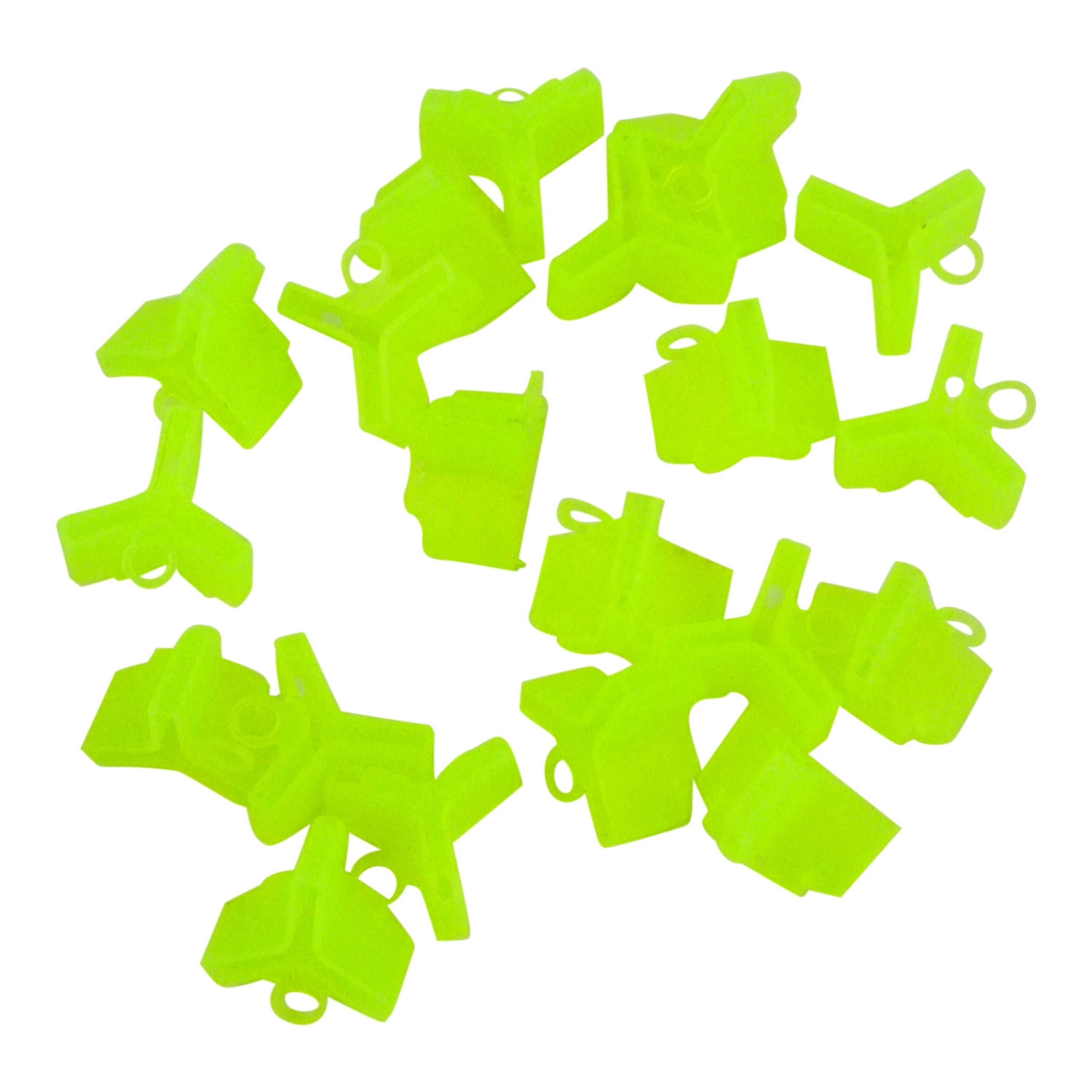 Fishing Tackle: Rig Ezy Green Treble Cover, size #3, 20 pack
