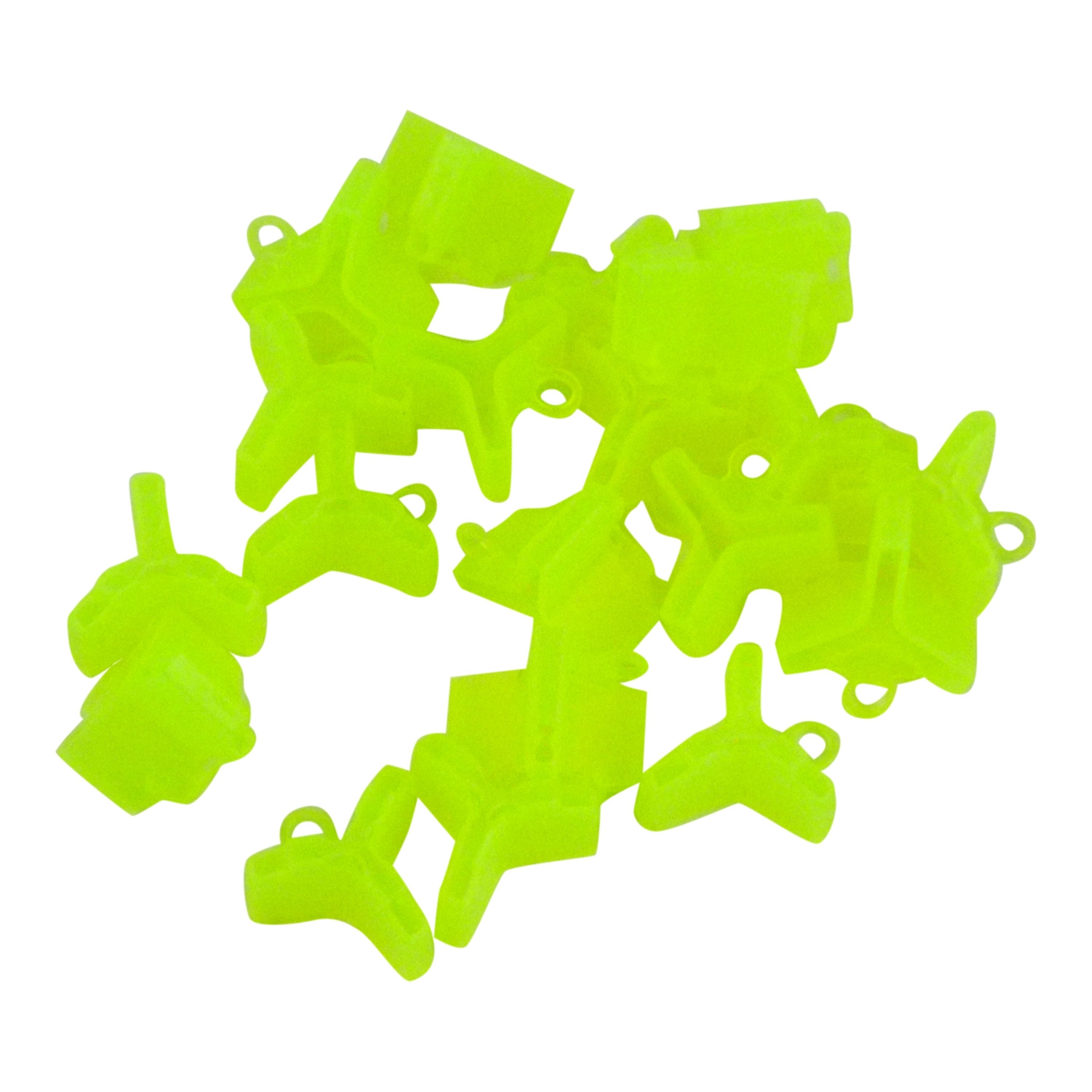 Fishing Tackle: Rig Ezy Green Treble Cover, size #4, 20 pack