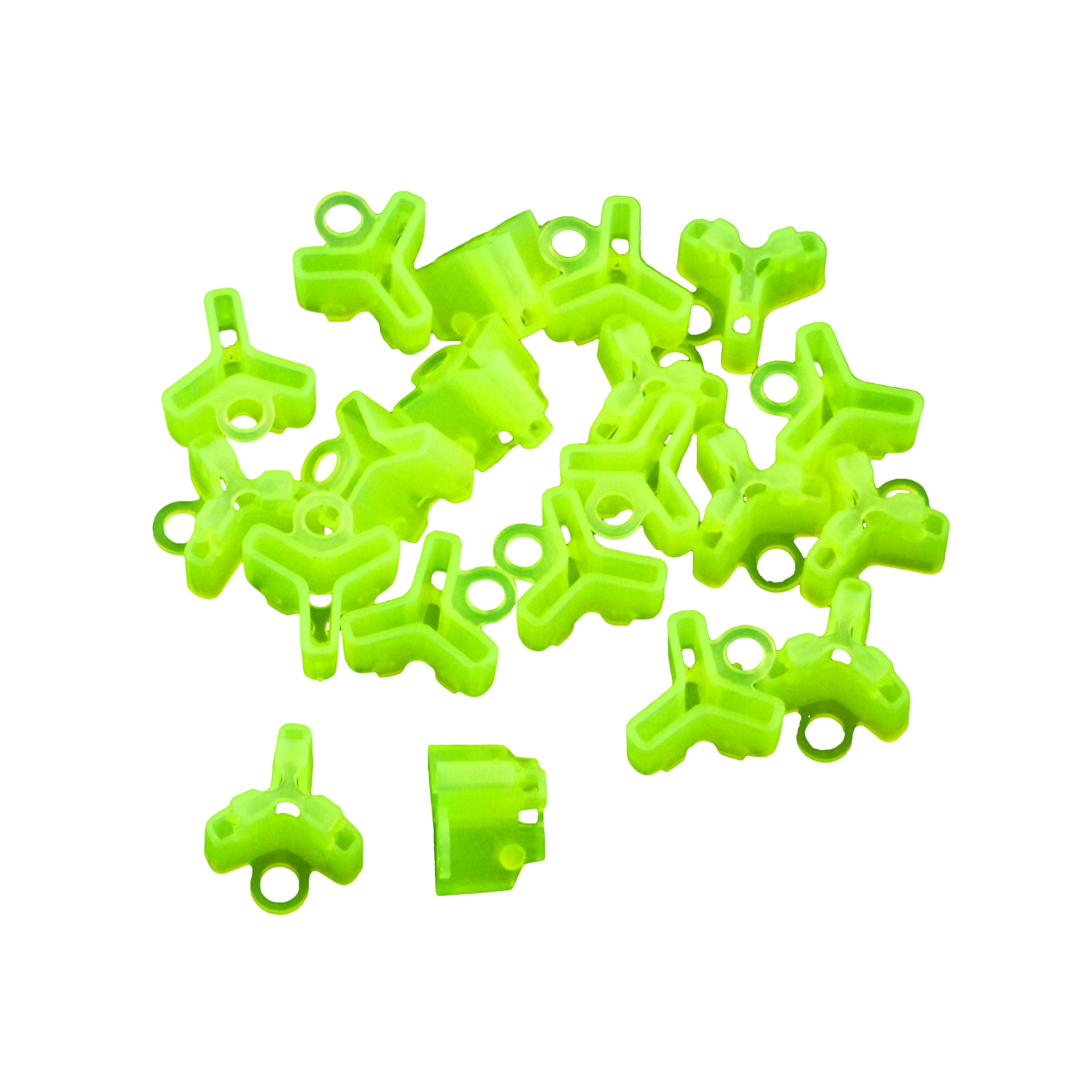Fishing Tackle: Rig Ezy Green Treble Cover, size #5, 20 pack