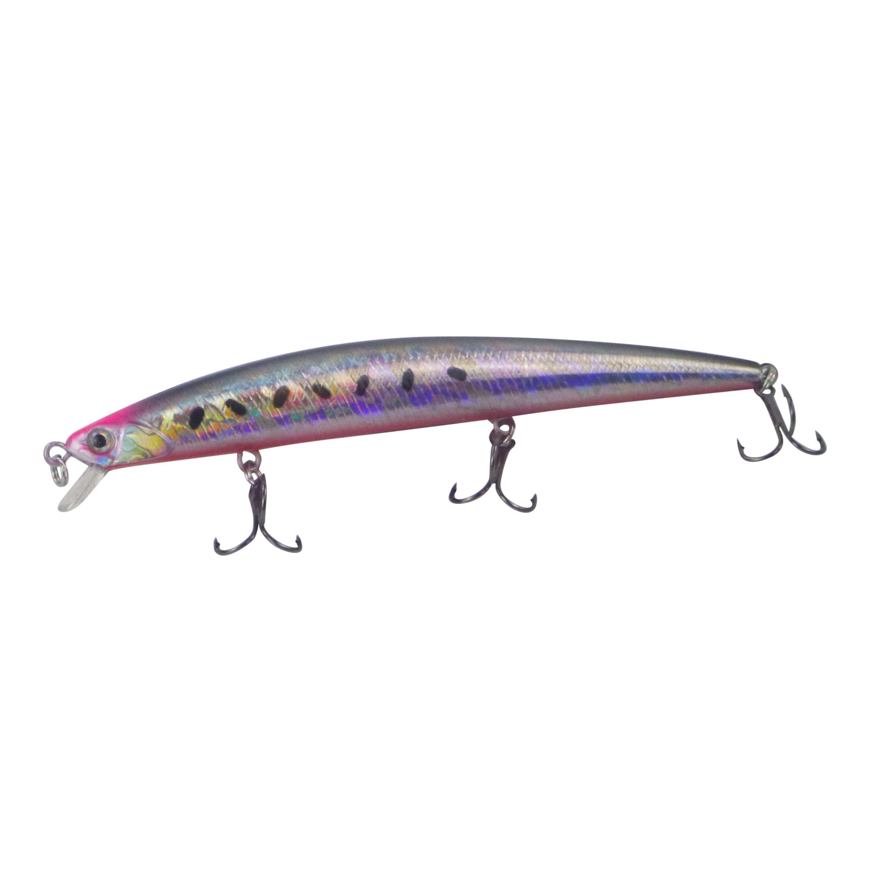 Fishing Tackle: Finesse MK21 Shallow Diving Lure, 130mm, Silver Blush