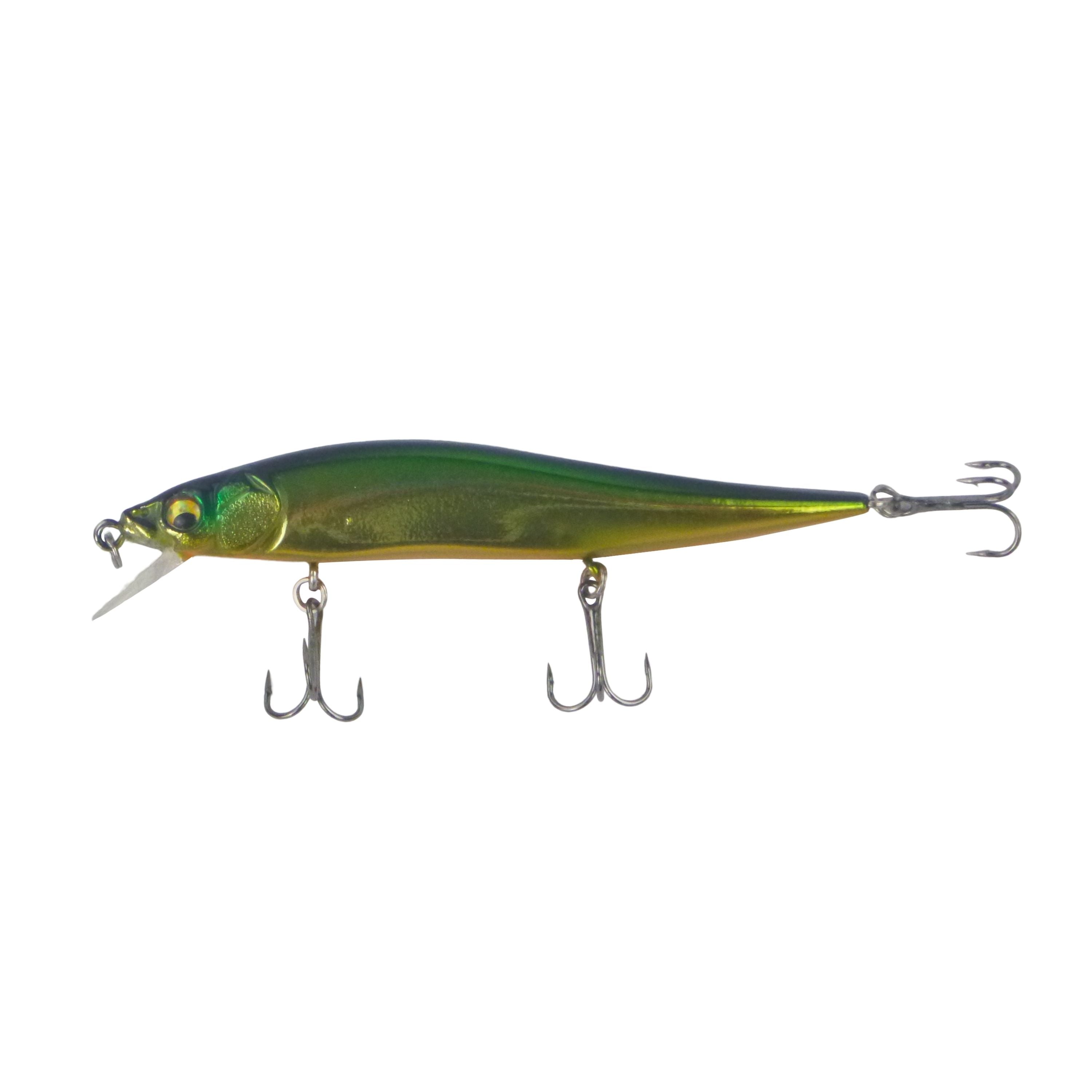 Fishing Tackle: Finesse MK30 Diving Lure, 100mm, 11gm, Gold Green