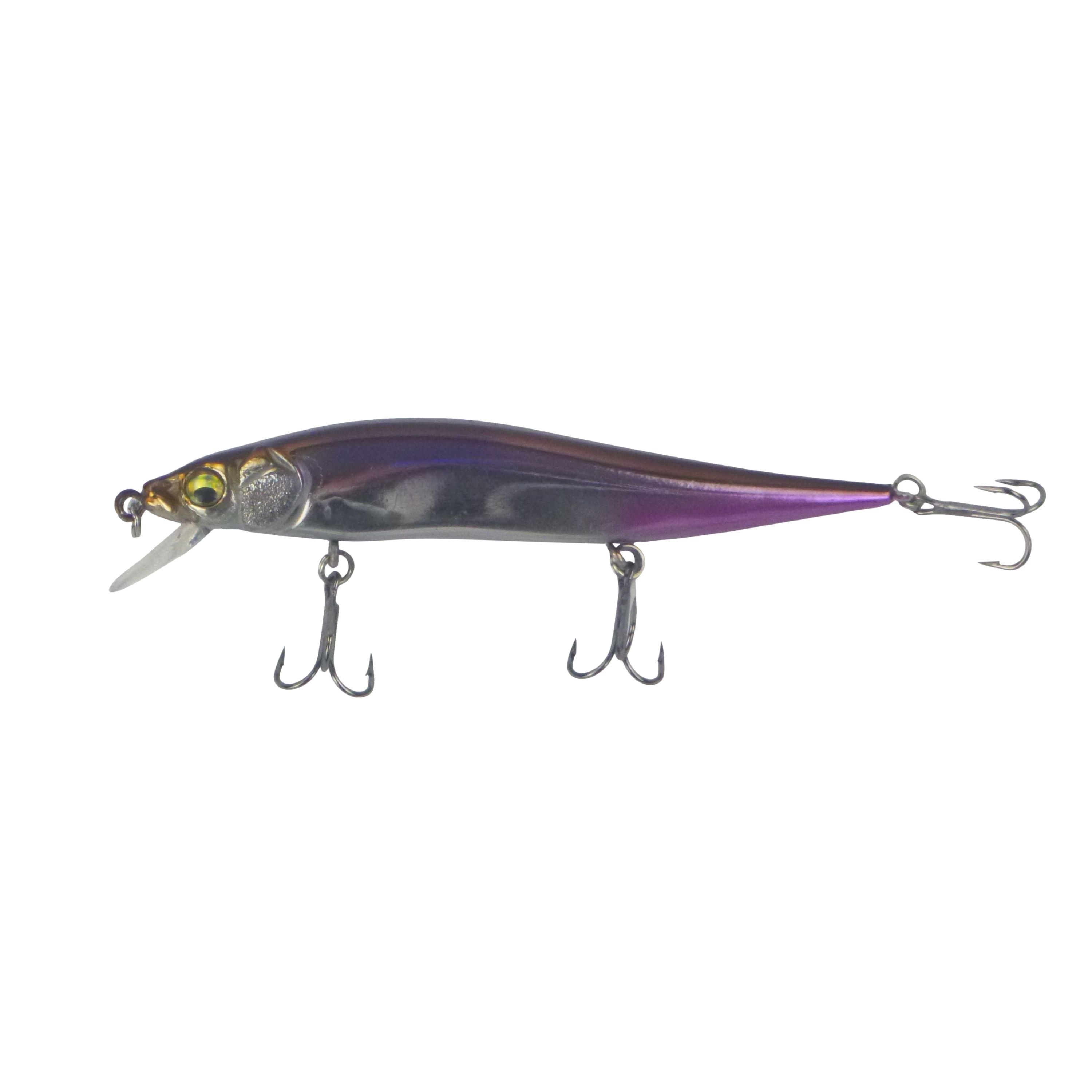 Fishing Tackle: Finesse MK30 Diving Lure, 100mm, 11gm, Purple Hornet