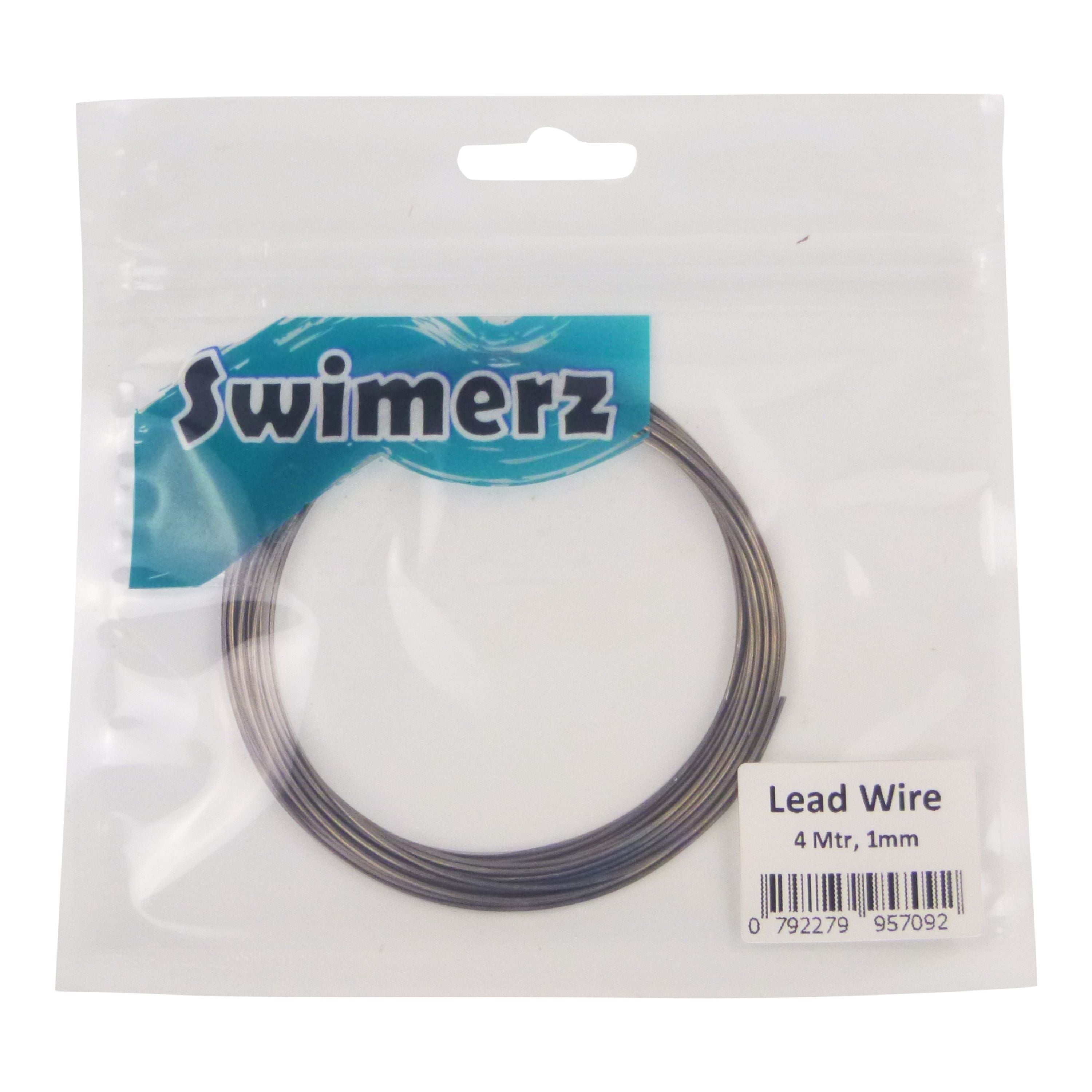 Fishing Tackle: Swimerz Rigging Wire, Lead, 1mm, 4 mtrs