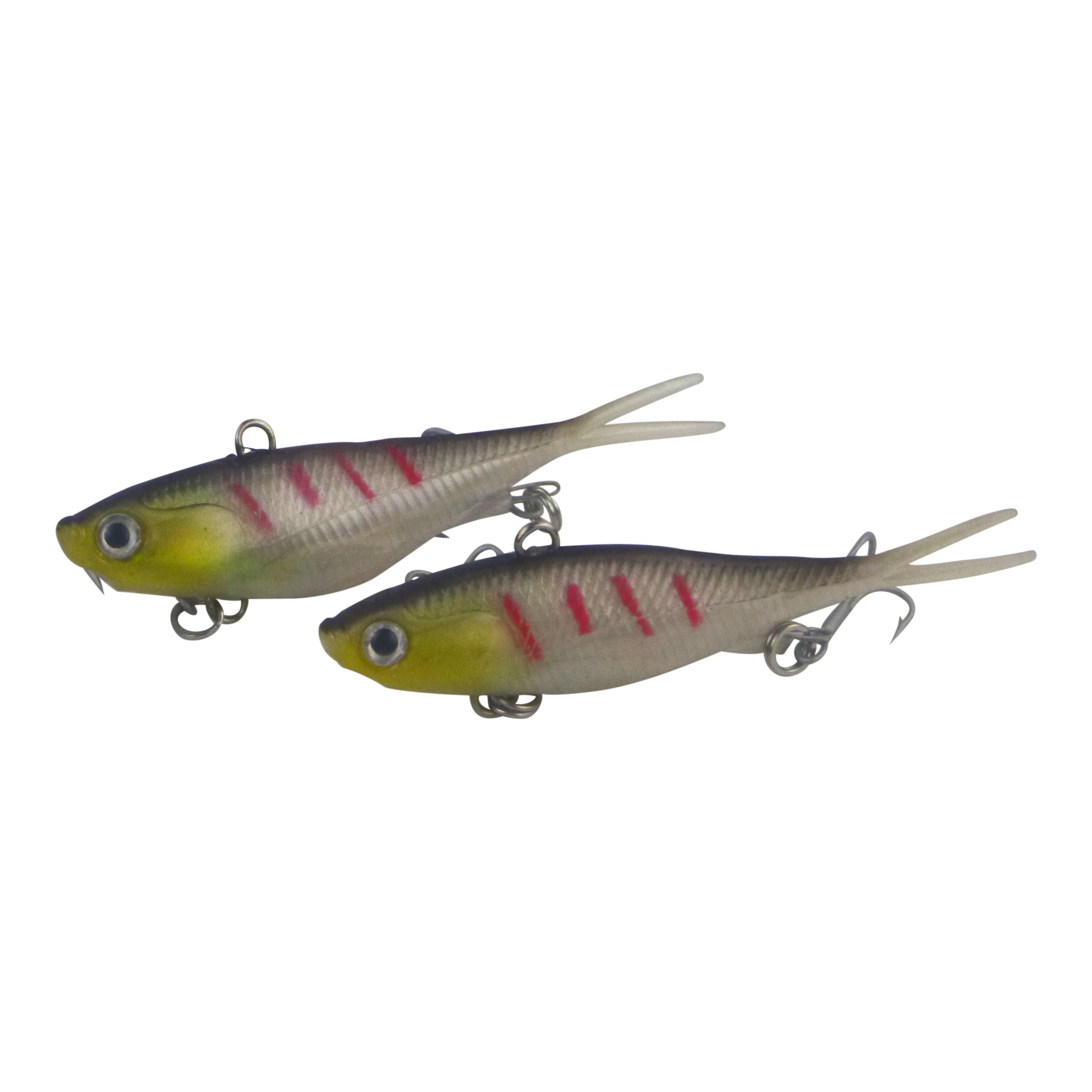 Fishing Tackle: Swimerz 95mm Soft Vibe, Cut Mullet, 2 pack