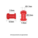 Fishing Tackle: Artizan Standard Red Skirt Body, Qty 50