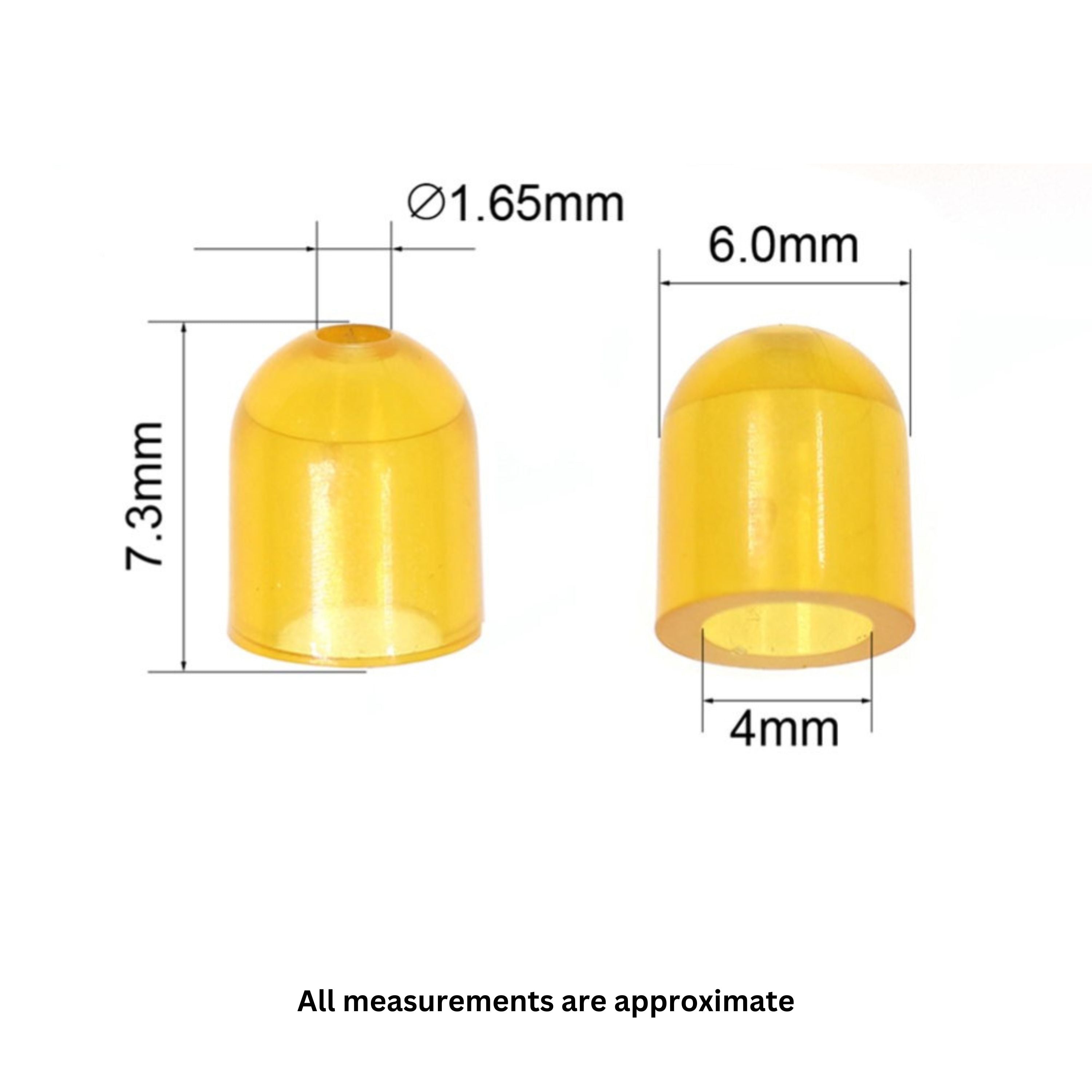 Fishing Tackle: Artizan Nose Cone, 4mmID 6mmOD, Qty 50
