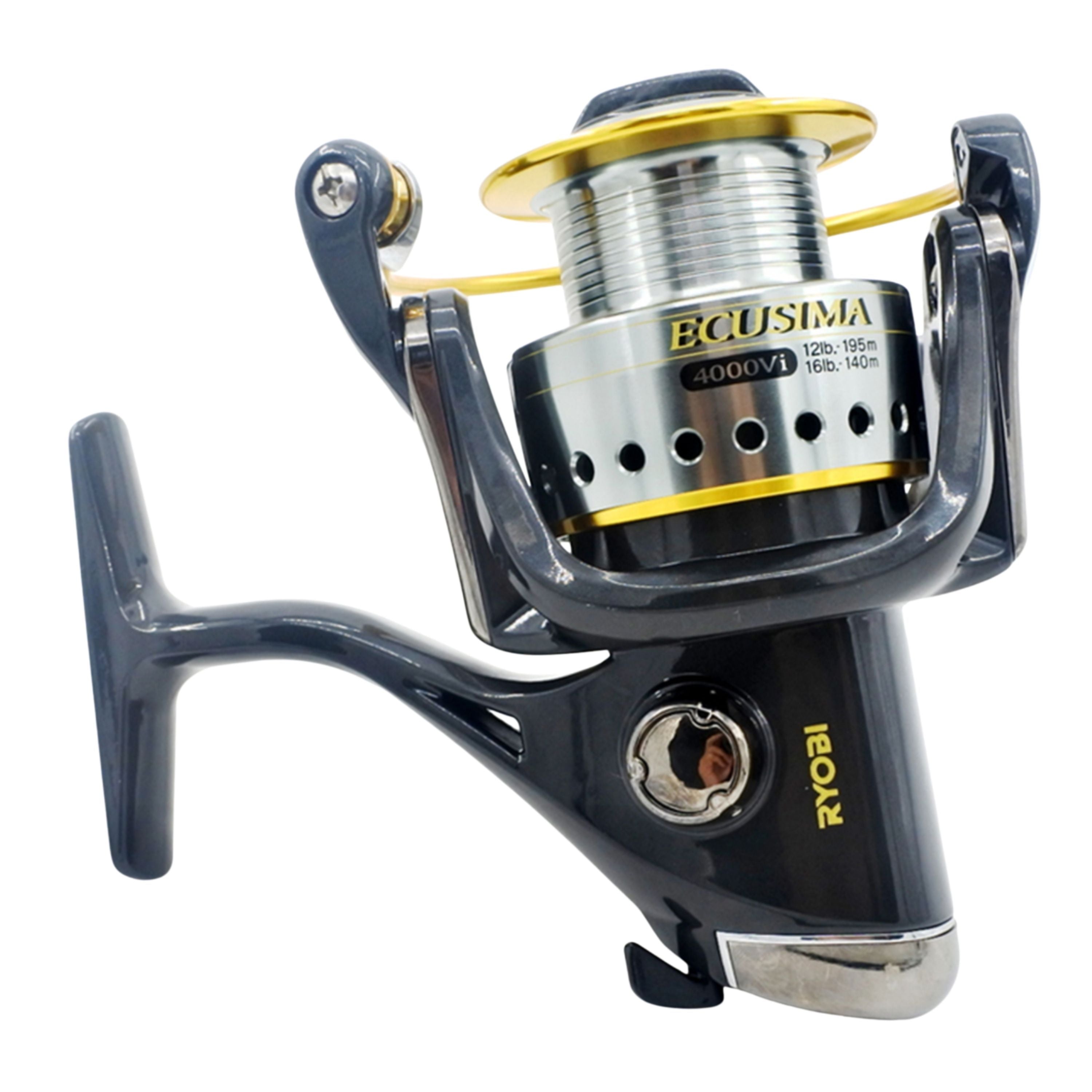 Fishing Tackle: Ryobi Ecusima 2000 Spinning Reel, 5:1:1 Fast Retrieve 4+1 BB