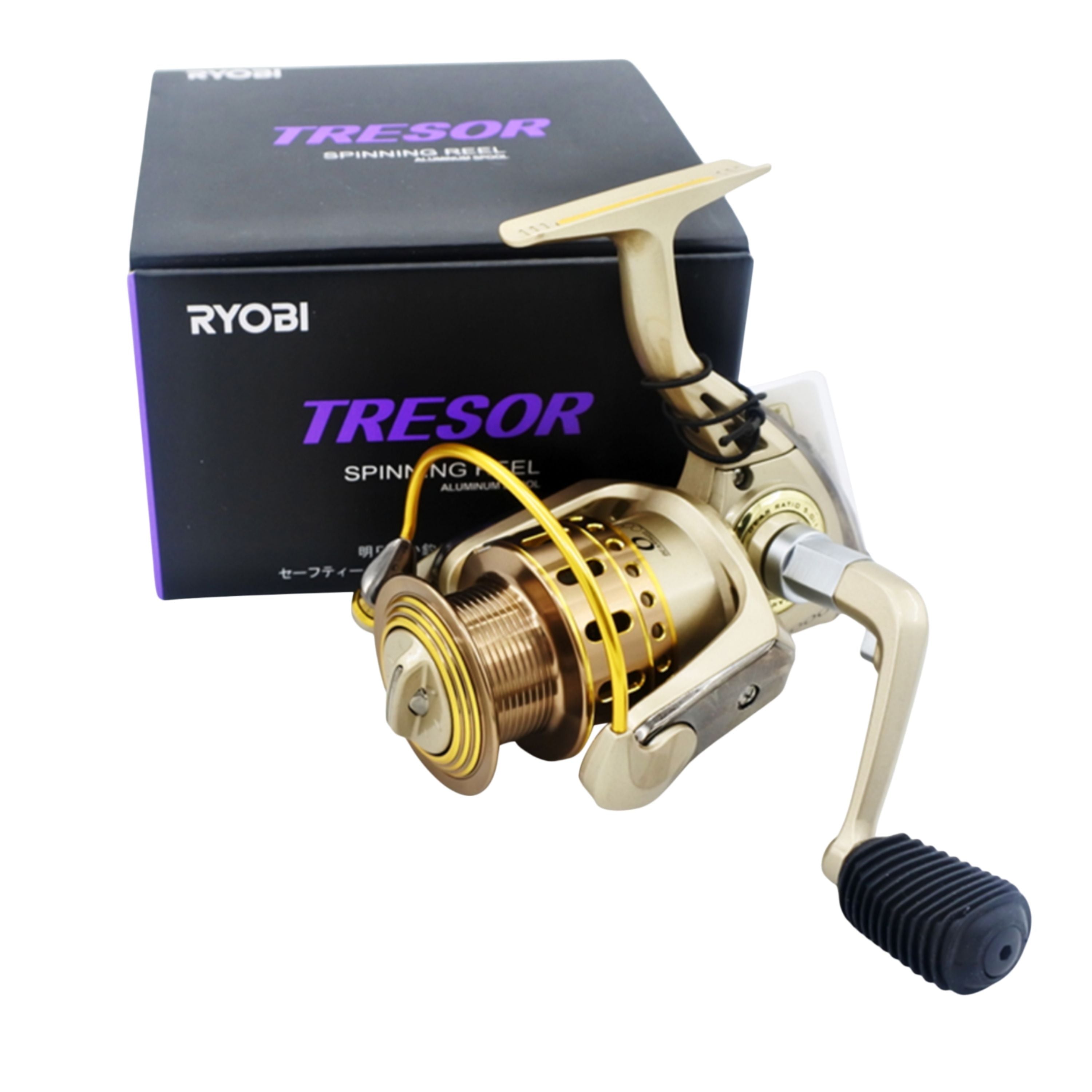 Fishing Tackle: Ryobi Tresor 3000 Spinning Reel, 5:0:1 Gear Ratio 5+1 BB