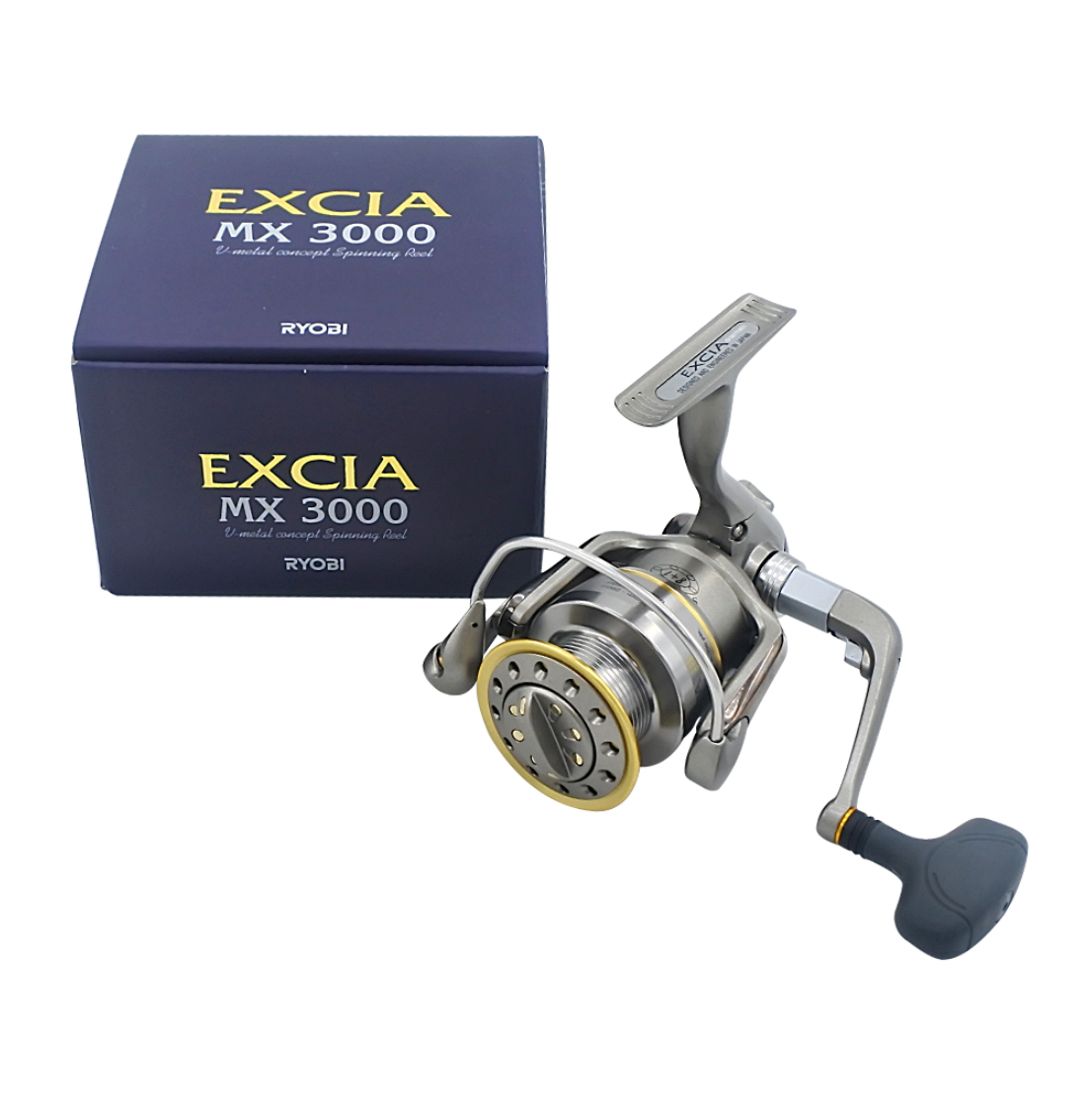 Fishing Tackle: Ryobi Excia 3000 Spinning Reel, 4:9:1 Gear Ratio 8+1BB