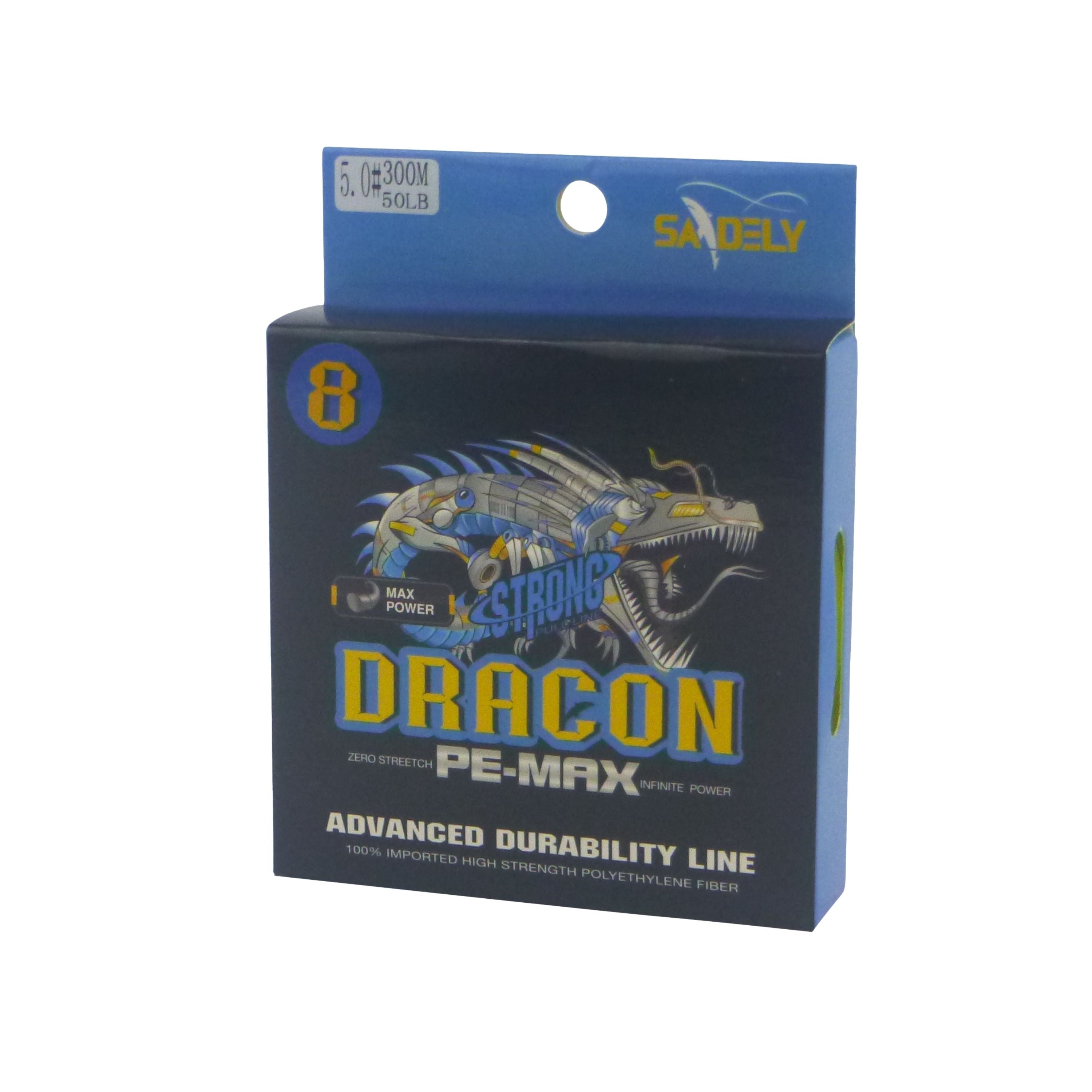 Fishing Tackle: Samdely Dracon X8 Braid, Green, #2.0, 25lb, 300Mtr