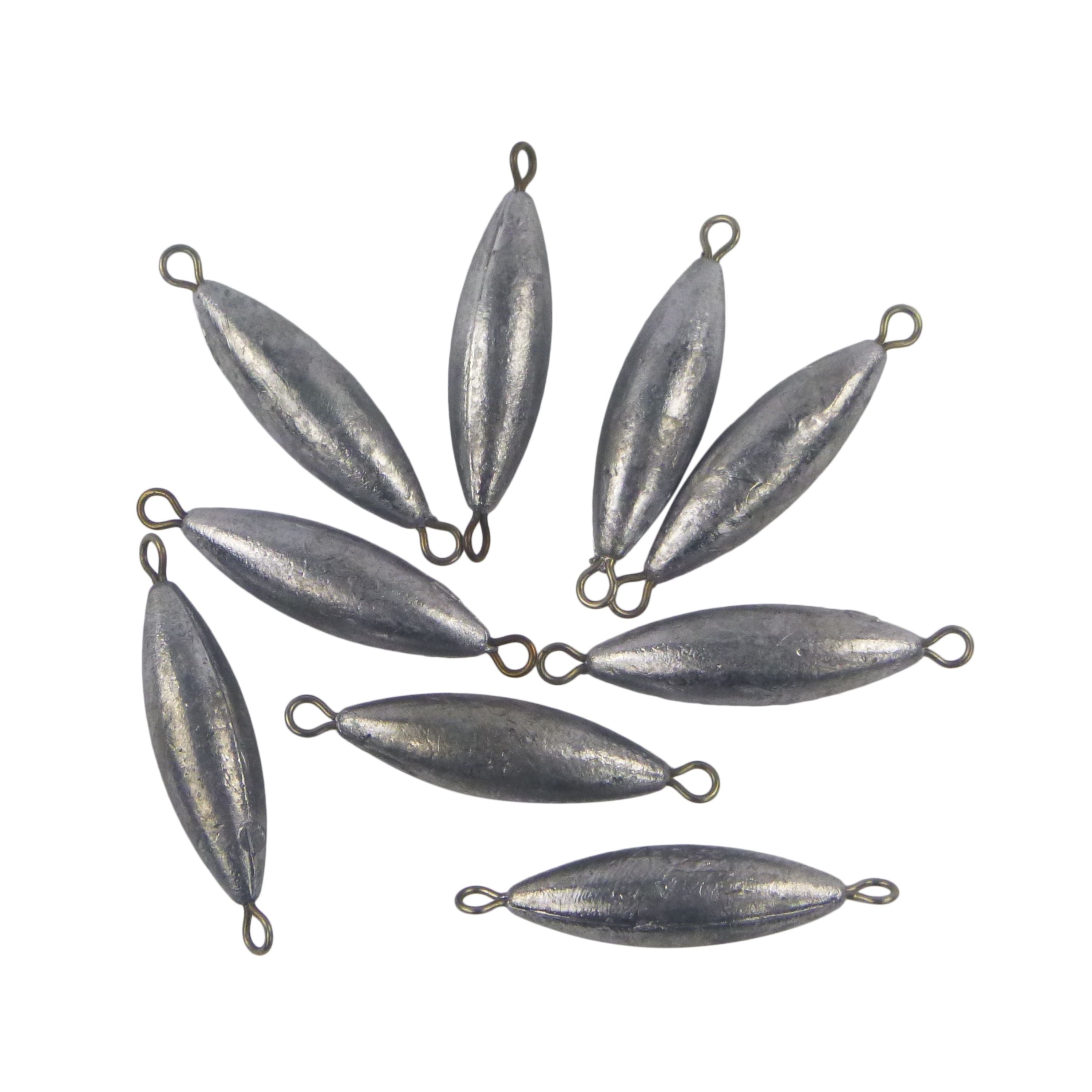 Fishing Tackle: Swimerz 4oz Torpedo Trolling Sinker, Lead 9 Pack