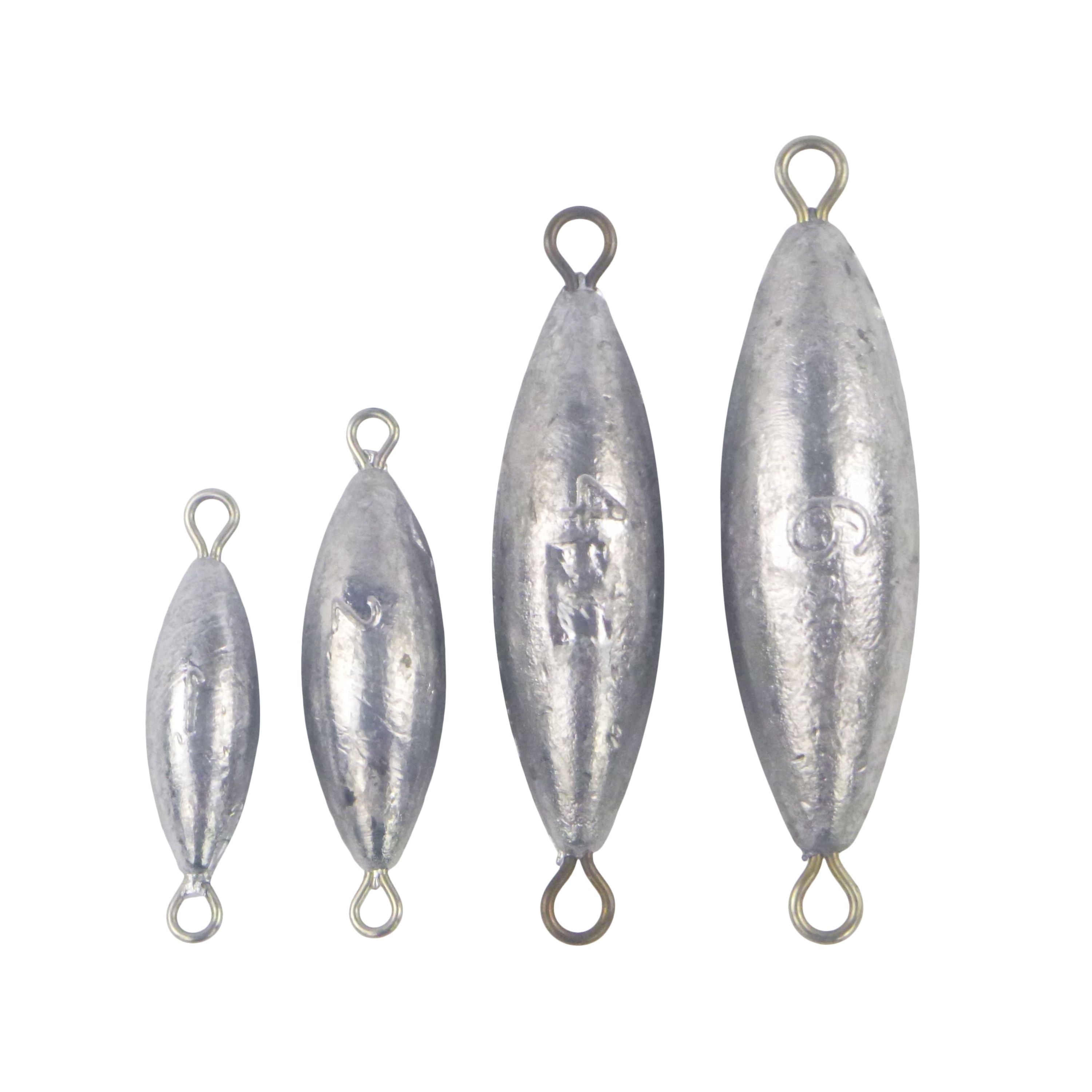 Fishing Tackle: Swimerz Bulk Pack Torpedo Trolling Sinker, 4 sizes, Qty 58