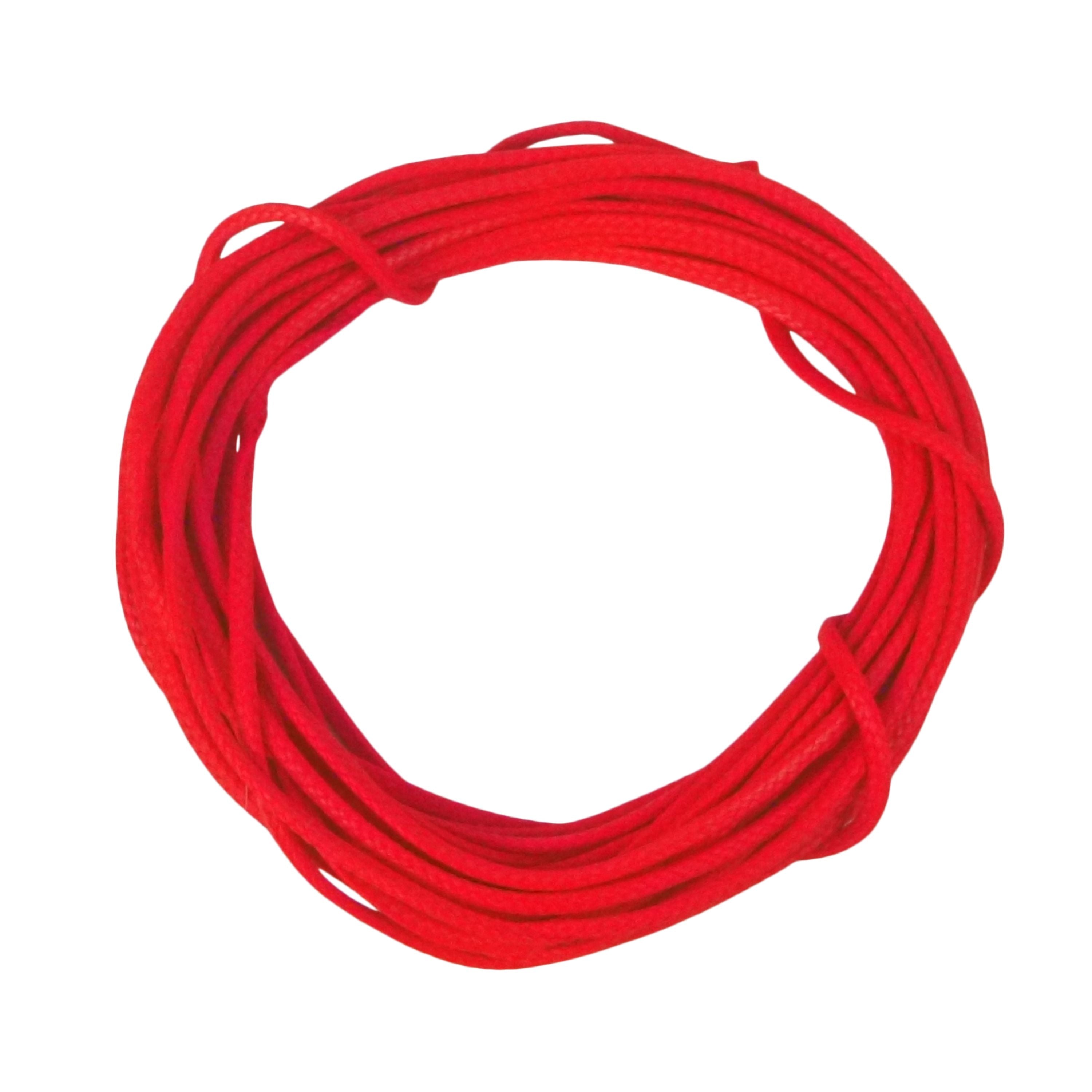 Fishing Tackle: Swimerz Braided PE, Solid Core Assist Line, Red 55kg, 5 mtrs