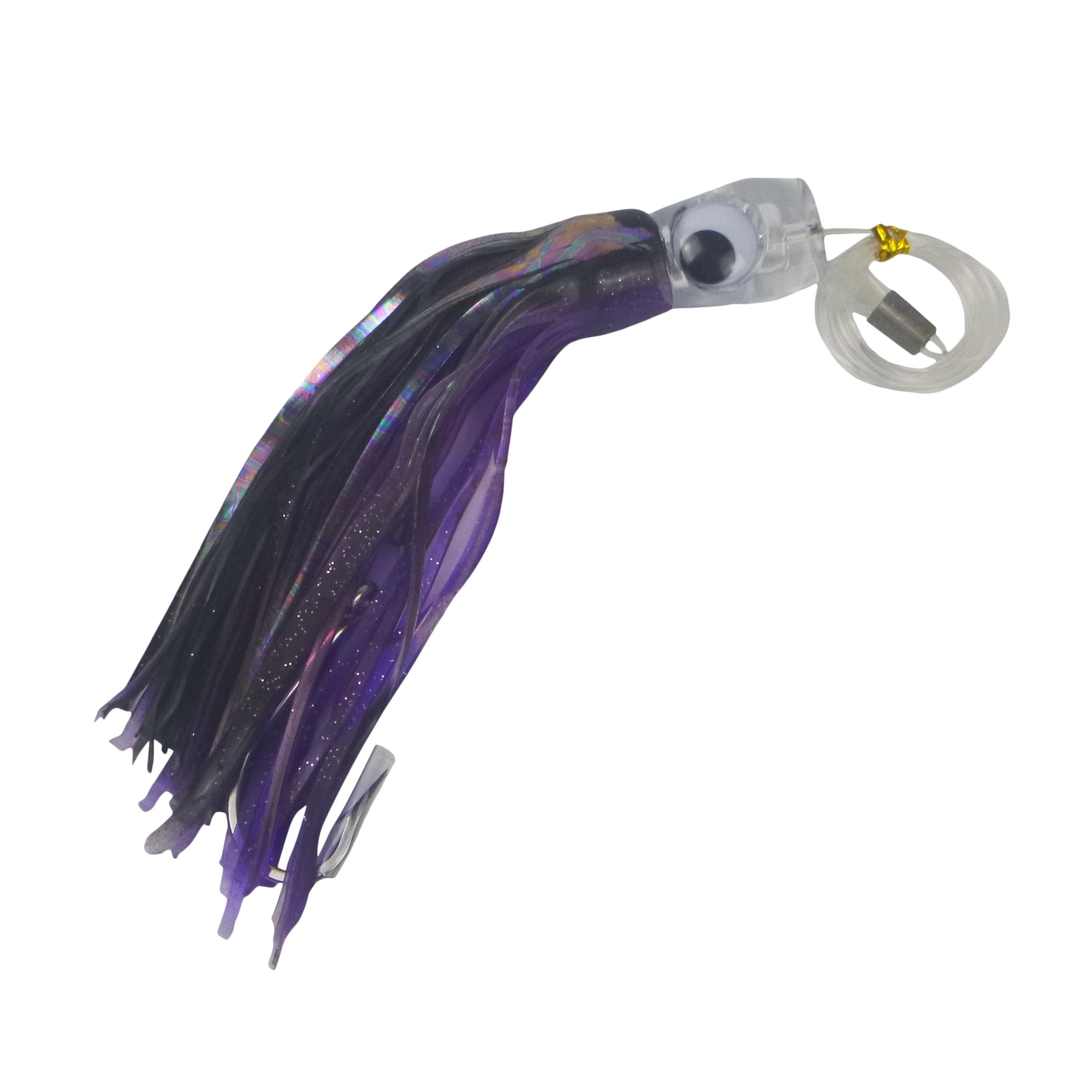 Fishing Tackle: Swimerz Trolling Lure Rigs, 95gm, 23cmL, Size 8/0 Hook, Tuna Dinner, 2 pack