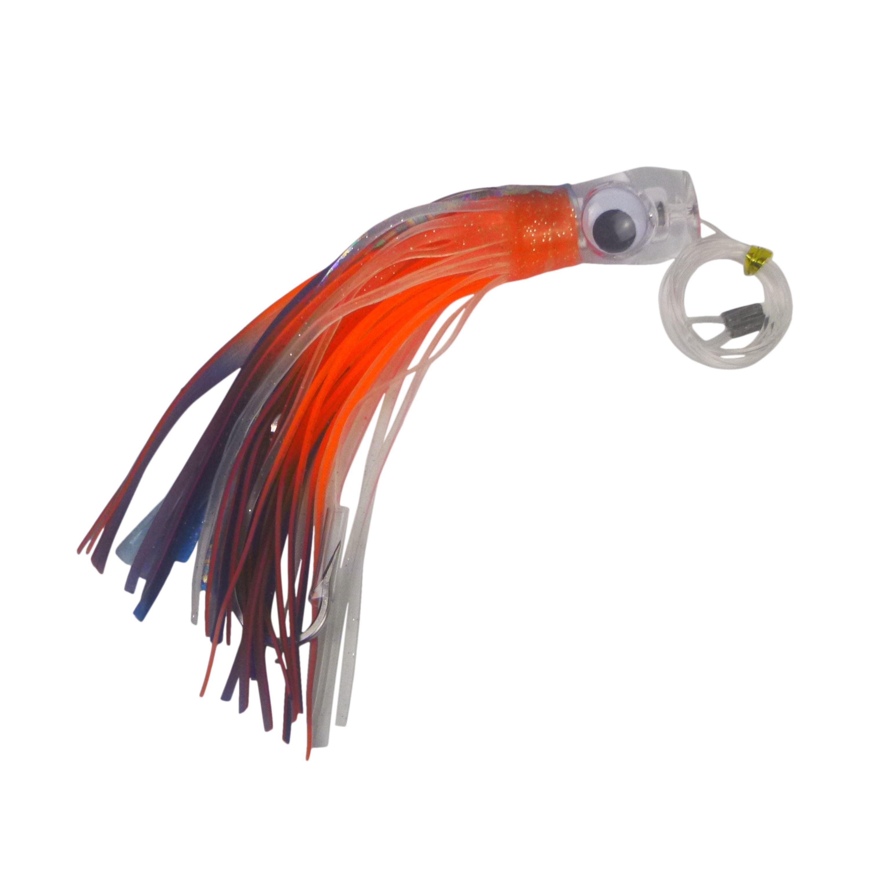 Fishing Tackle: Swimerz Trolling Lure Rigs, 95gm, 23cmL, Size 8/0 Hook, Dolly Bait, 2 pack