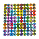 Fishing Tackle: Artizan Molded Lure Eyes, 14mmD, 50*2, Qty 100