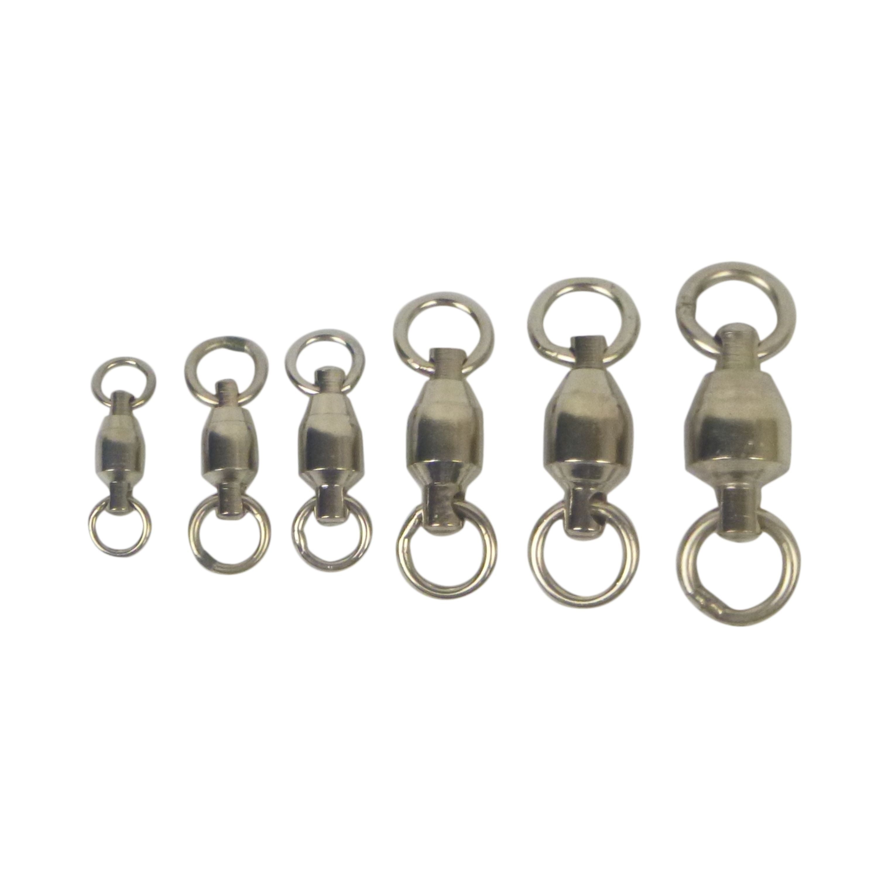 Fishing Tackle: Swimerz Heavy Duty Ball Bearing Swivels, Size 7, 10 pack