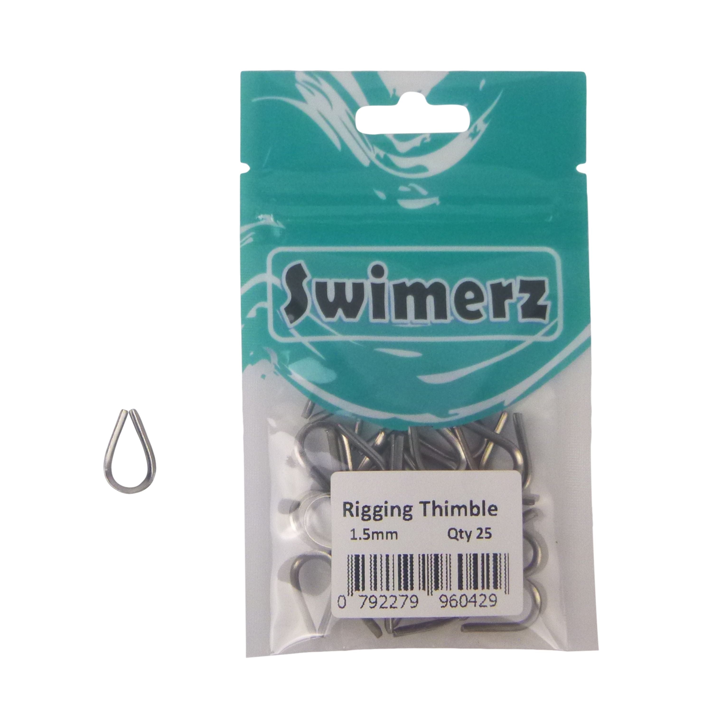 Fishing Tackle: Swimerz Rigging Thimbles, 1.5mm, Qty 25