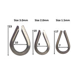 Fishing Tackle: Swimerz Rigging Thimbles, 2.0mm, Qty 25