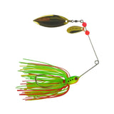 Fishing Tackle: Dekoi 17gm LS21 Closed Eye Spinnerbait, Lemon Lime, Qty 2