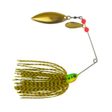 Fishing Tackle: Dekoi 17gm LS21 Closed Eye Spinnerbait, Orange Stripey, Qty 2