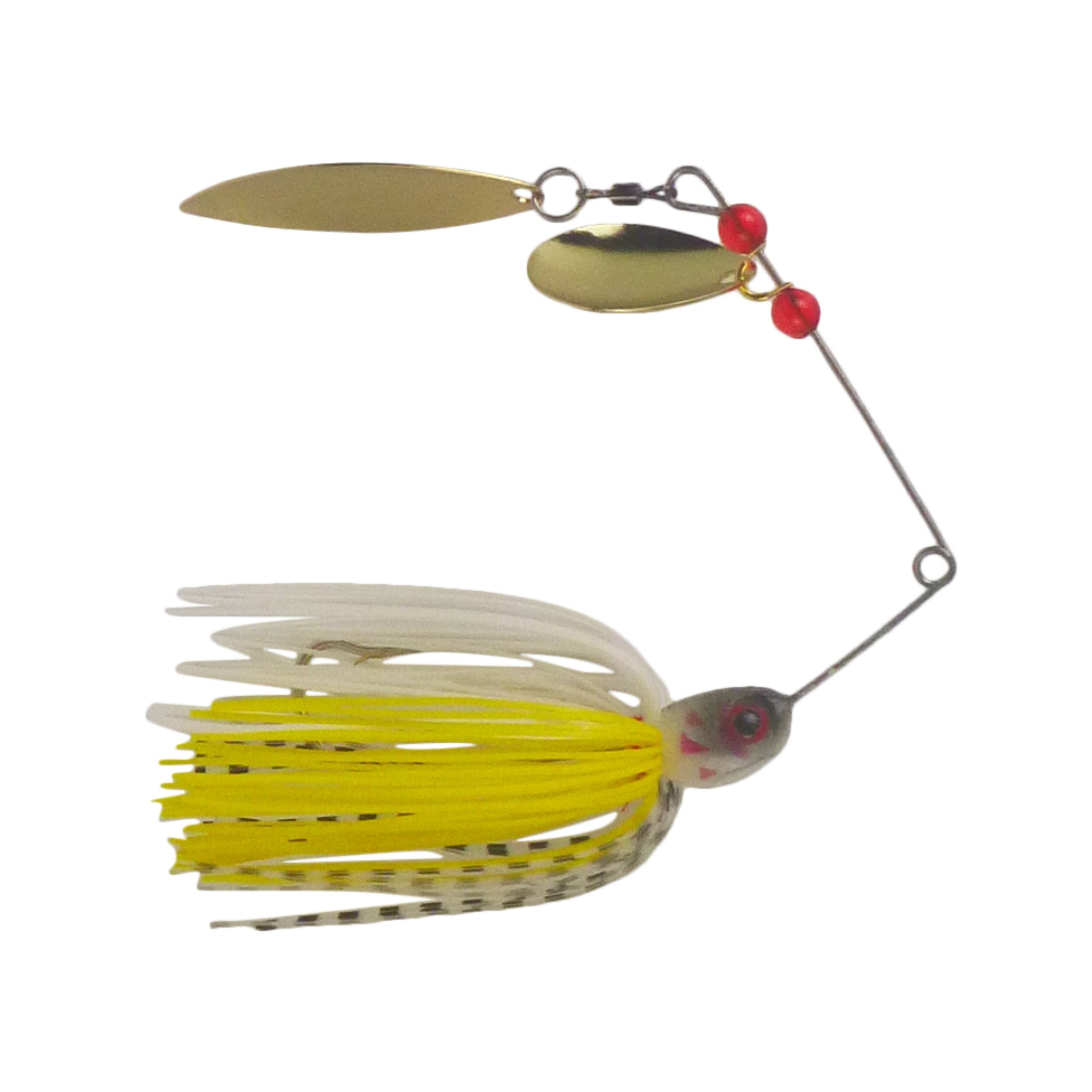 Fishing Tackle: Dekoi 20gm LS22 Closed Eye Spinnerbait, Bumblebee, Qty 2