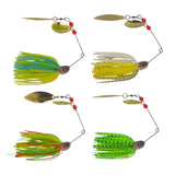 Fishing Tackle: Dekoi 20gm LS22 Closed Eye Spinnerbait, Lemon Lime, Qty 2
