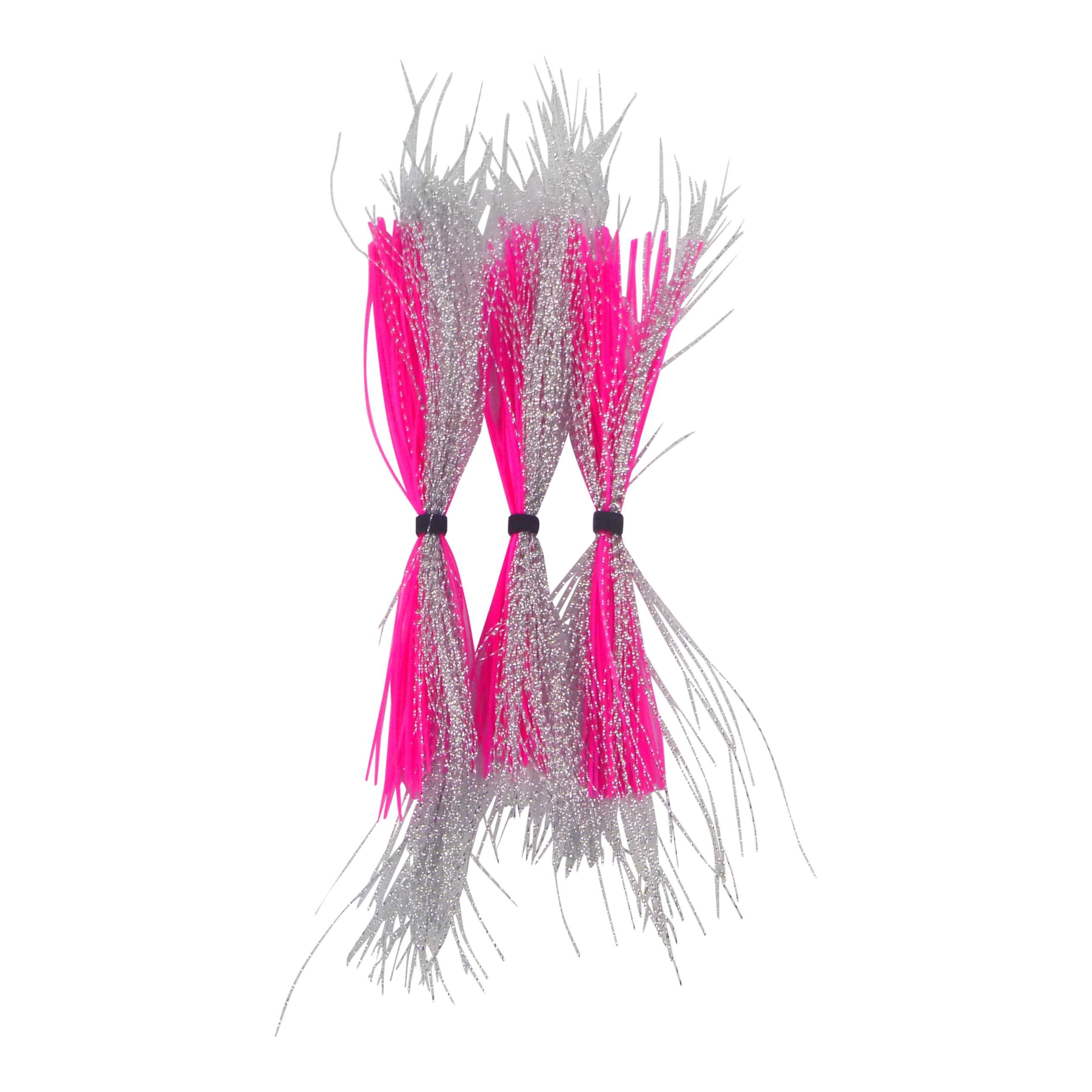 Fishing Tackle: Dekoi Krystal Flash Lure Skirts, Silver Pink