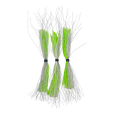 Fishing Tackle: Dekoi Krystal Flash Lure Skirts, Silver Chartruese