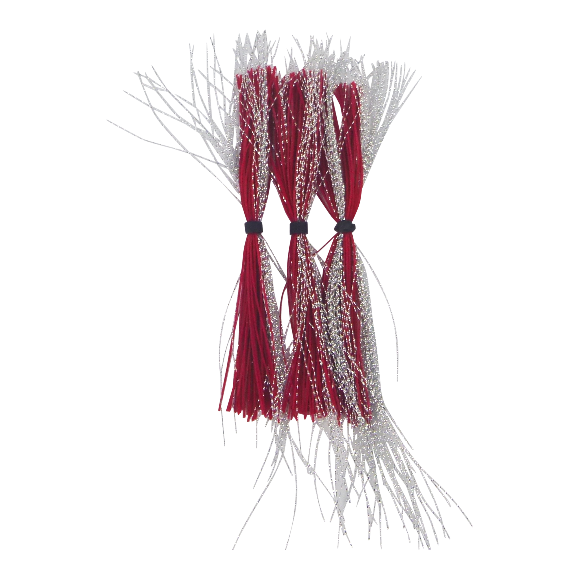 Fishing Tackle: Dekoi Krystal Flash Lure Skirts, Silver Neon