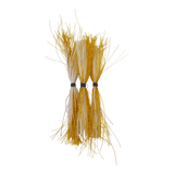 Fishing Tackle: Dekoi Krystal Flash Lure Skirts, White Gold