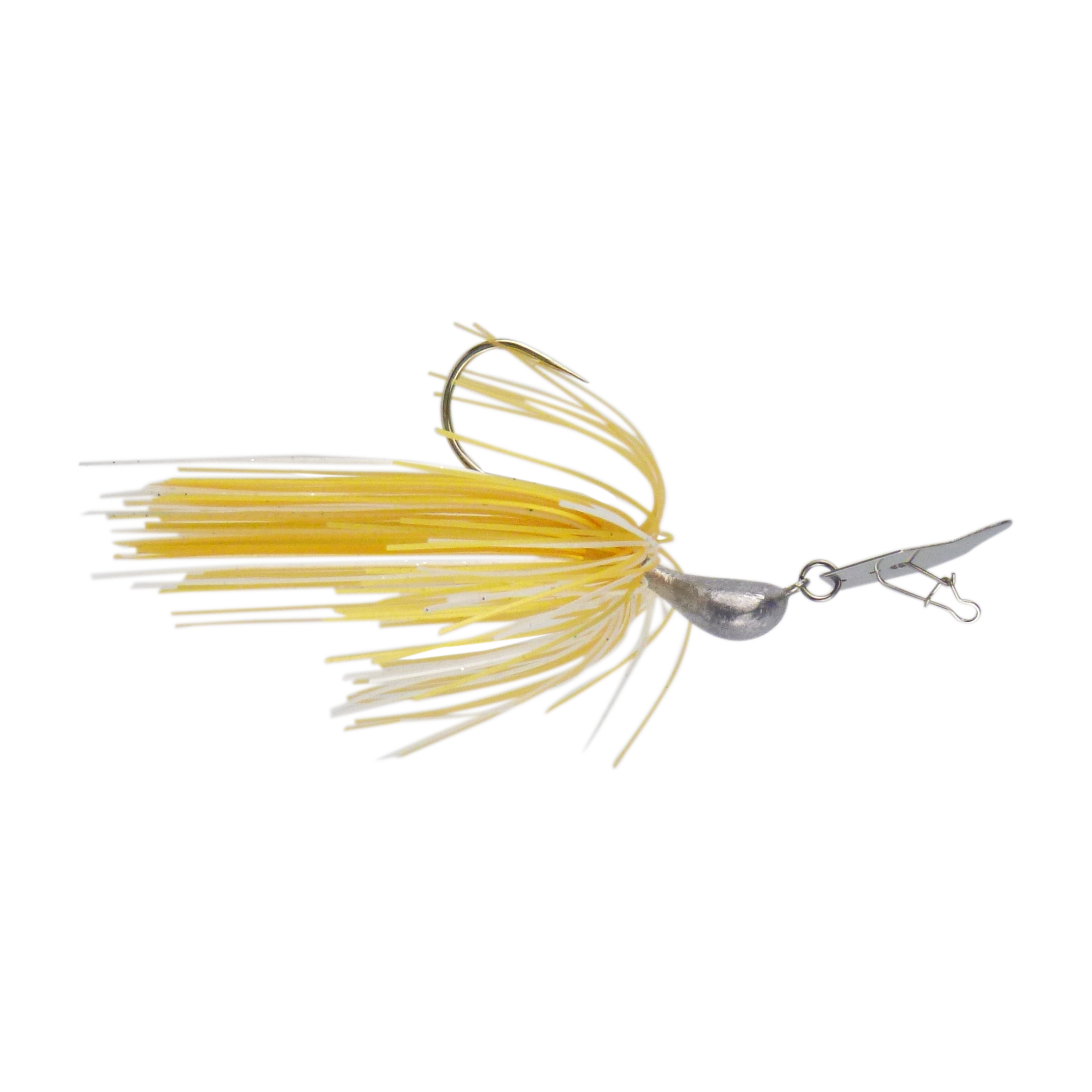 Fishing Tackle: Dekoi 7gm Bladed Swim Jig, Chatterbait, Gold Shine, 2 pack