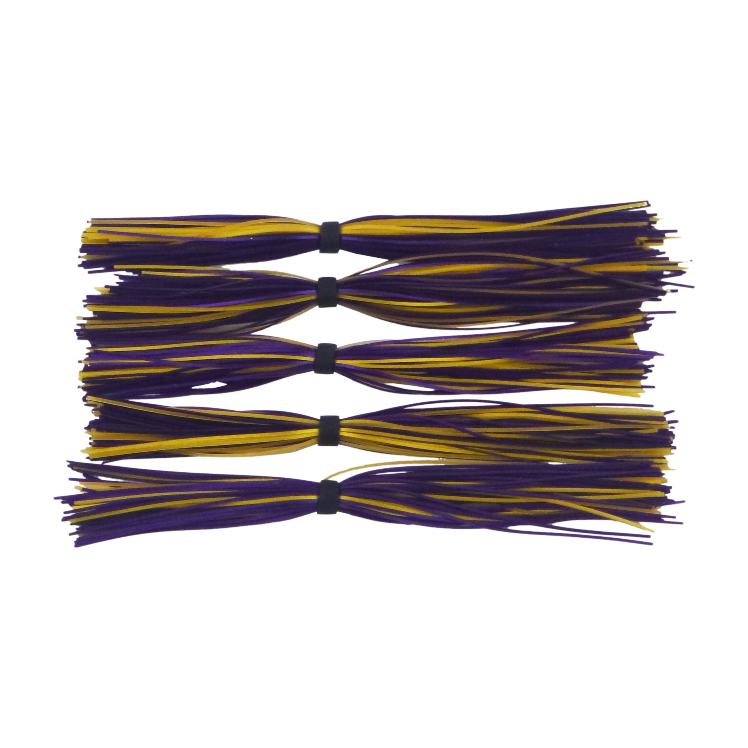 Fishing Tackle: Dekoi Chatterbait Lure Skirts, Purple Gold