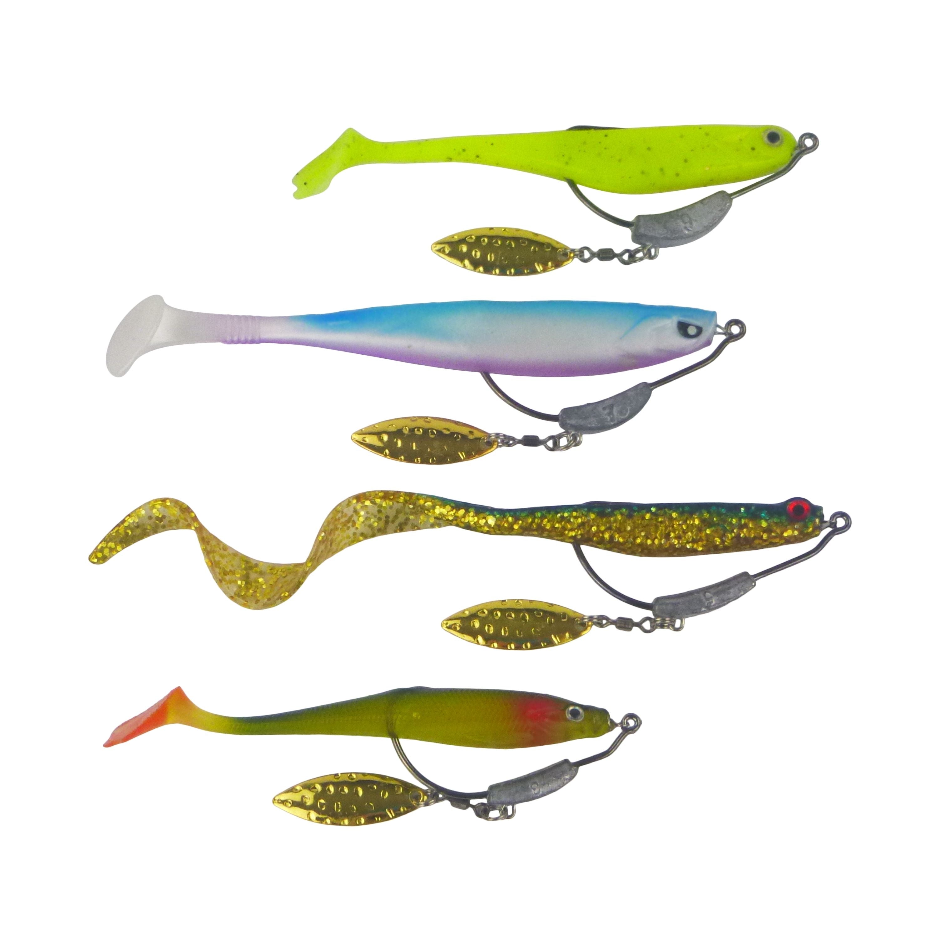 Fishing Tackle: Swimerz 3gm Under Spin Blade Jig Heads, Size 3/0, 6 pack