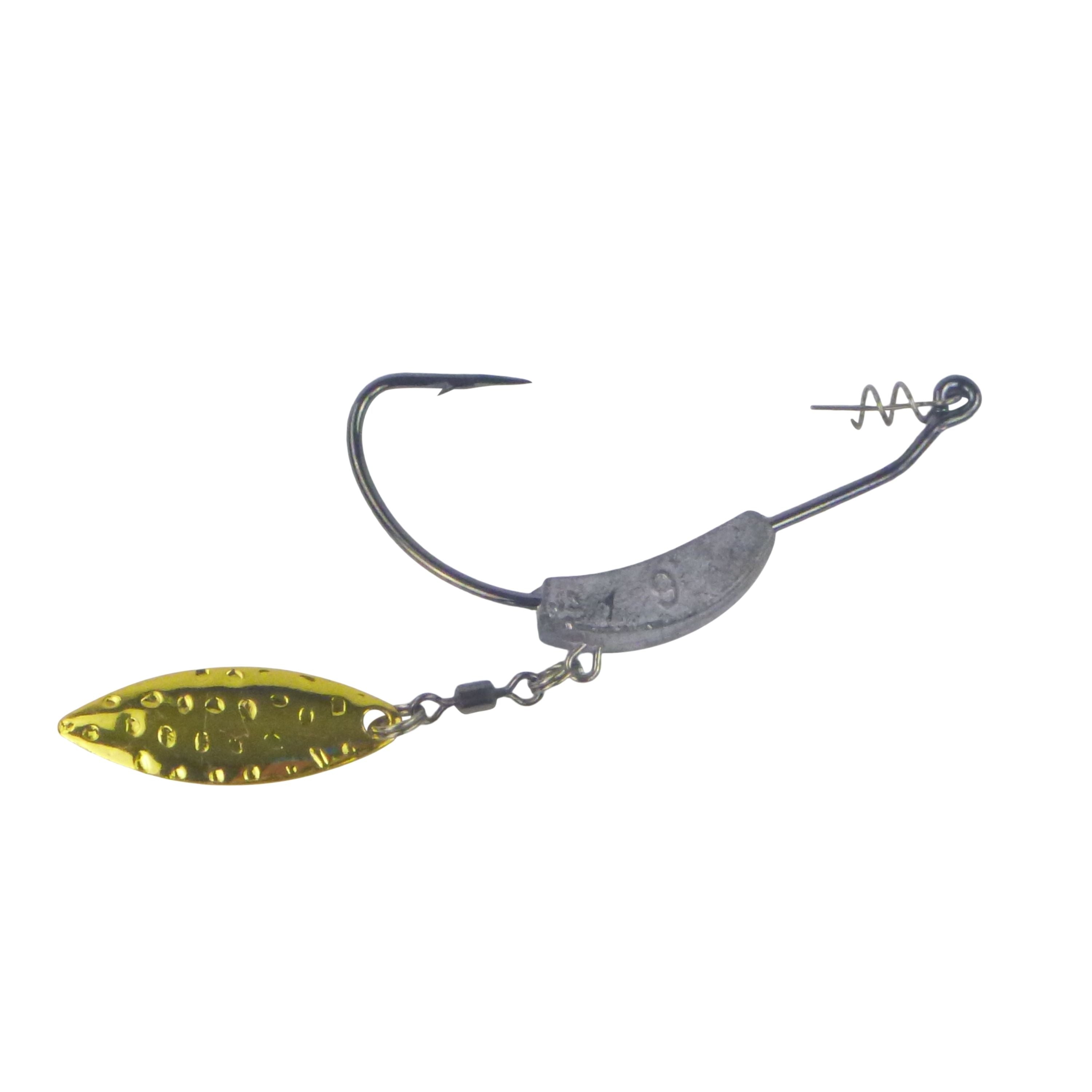 Fishing Tackle: Swimerz 9gm Under Spin Blade Jig Heads, Size 4/0, 5 pack