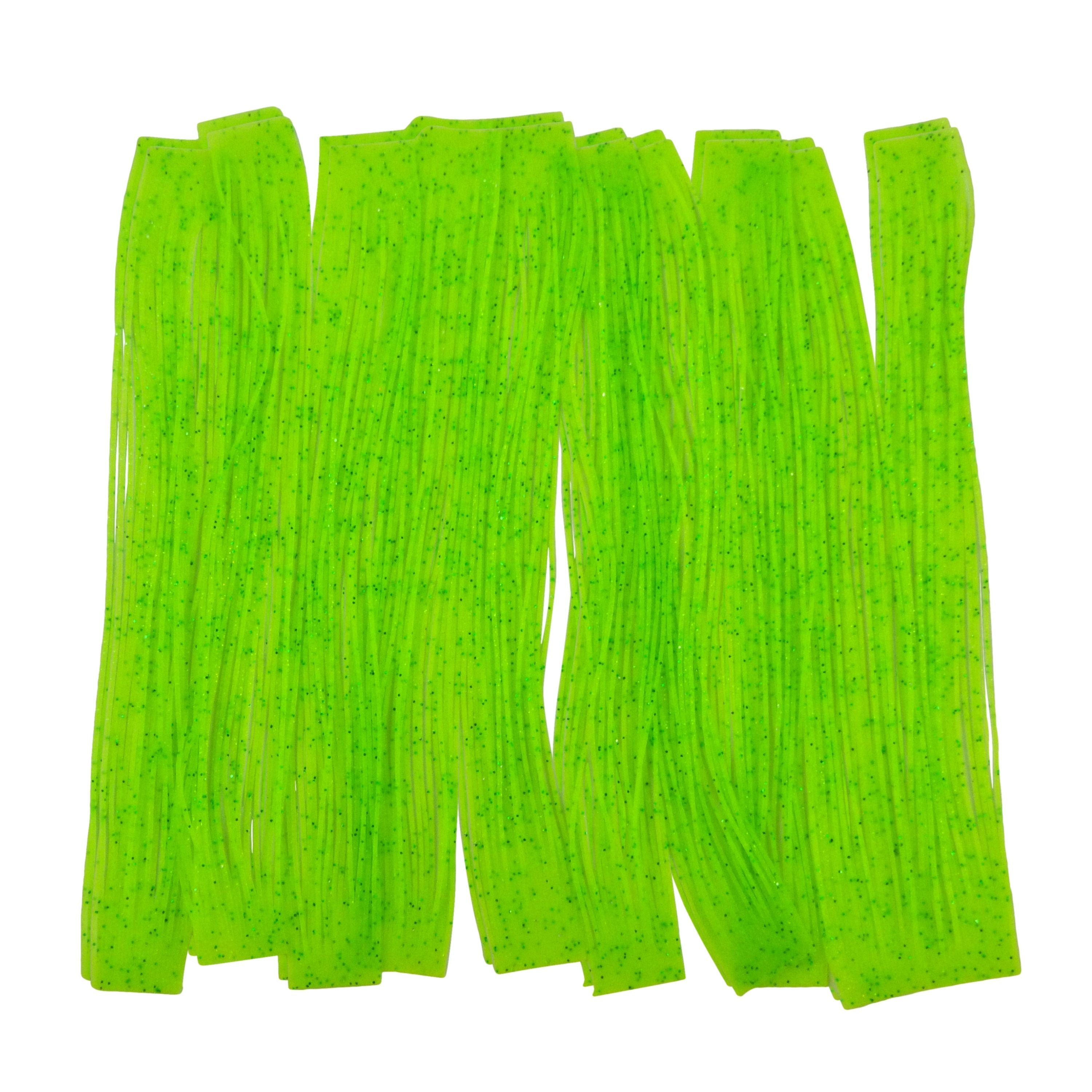 Fishing Tackle: Artizan 22 strand silicon skirt, Chartruese, Pack of 20