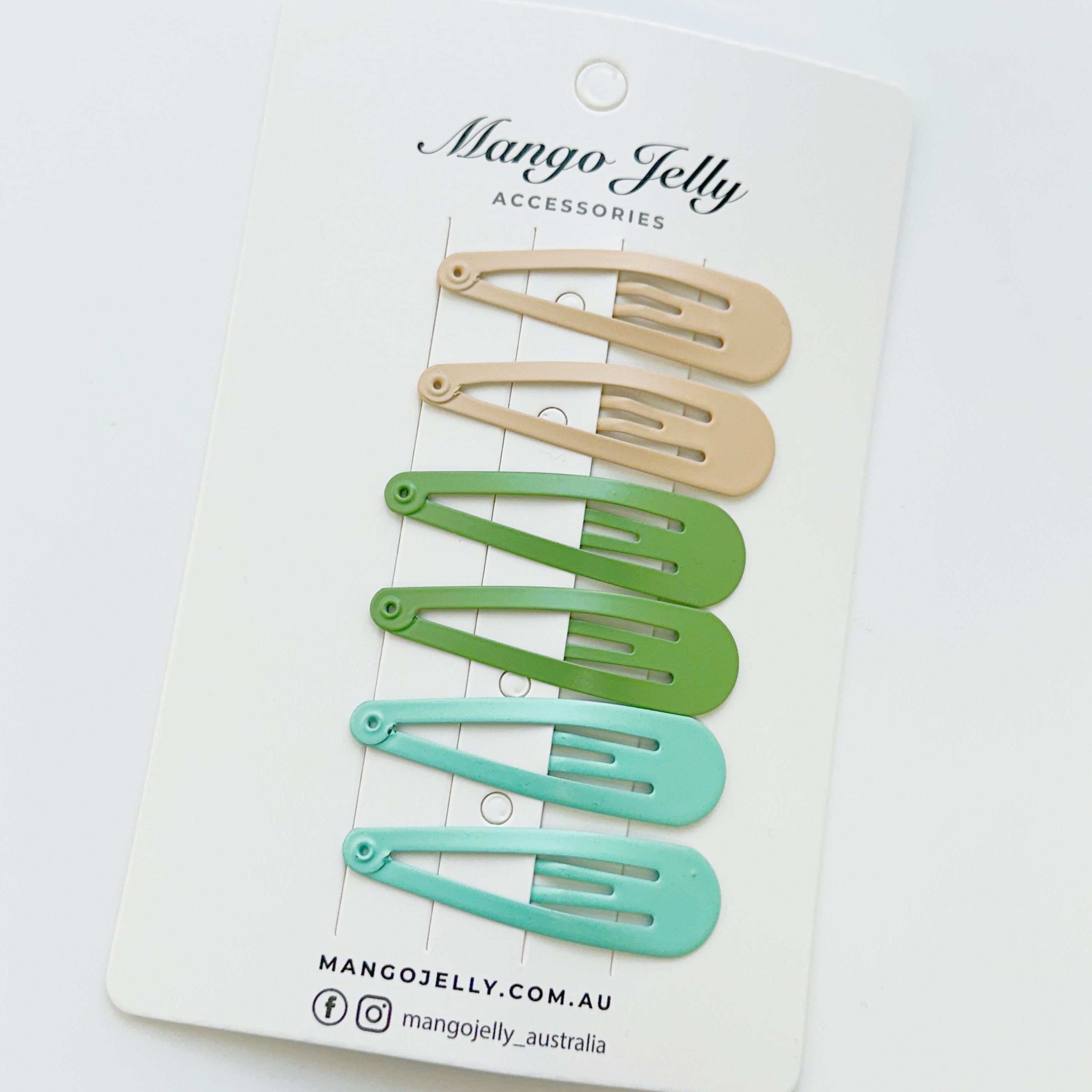 Women's Accessories: Essential Snap Hair clips - Fresh - 12 Pieces