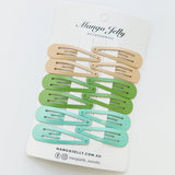 Women's Accessories: Essential Snap Hair clips - Fresh - 6 Pieces