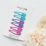 Women's Accessories: Essential Snap Hair clips - MAGIC - 6 Pieces