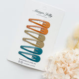 Women's Accessories: Essential Snap Hair clips - Natural - 12 Pieces