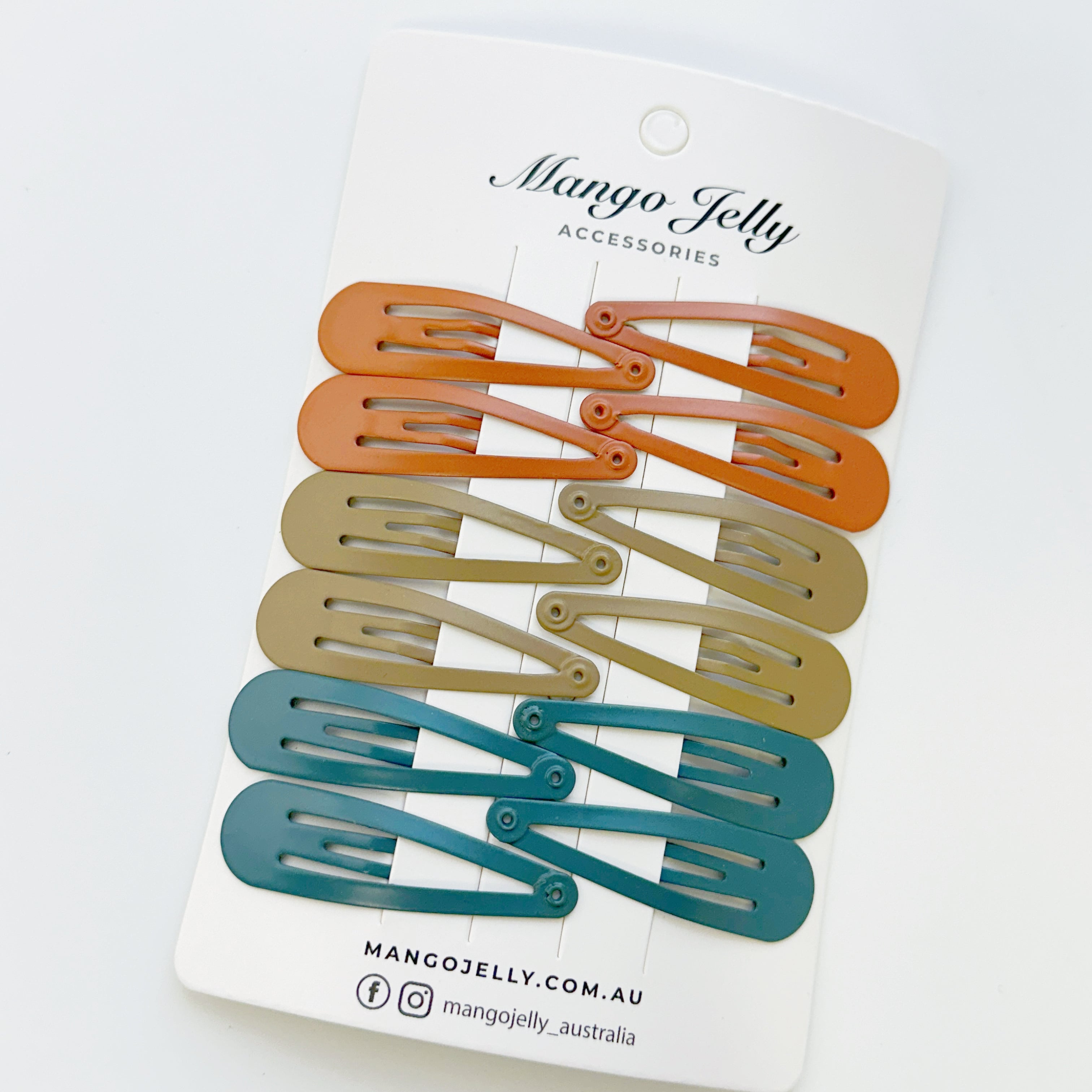 Women's Accessories: Essential Snap Hair clips - Natural - 12 Pieces