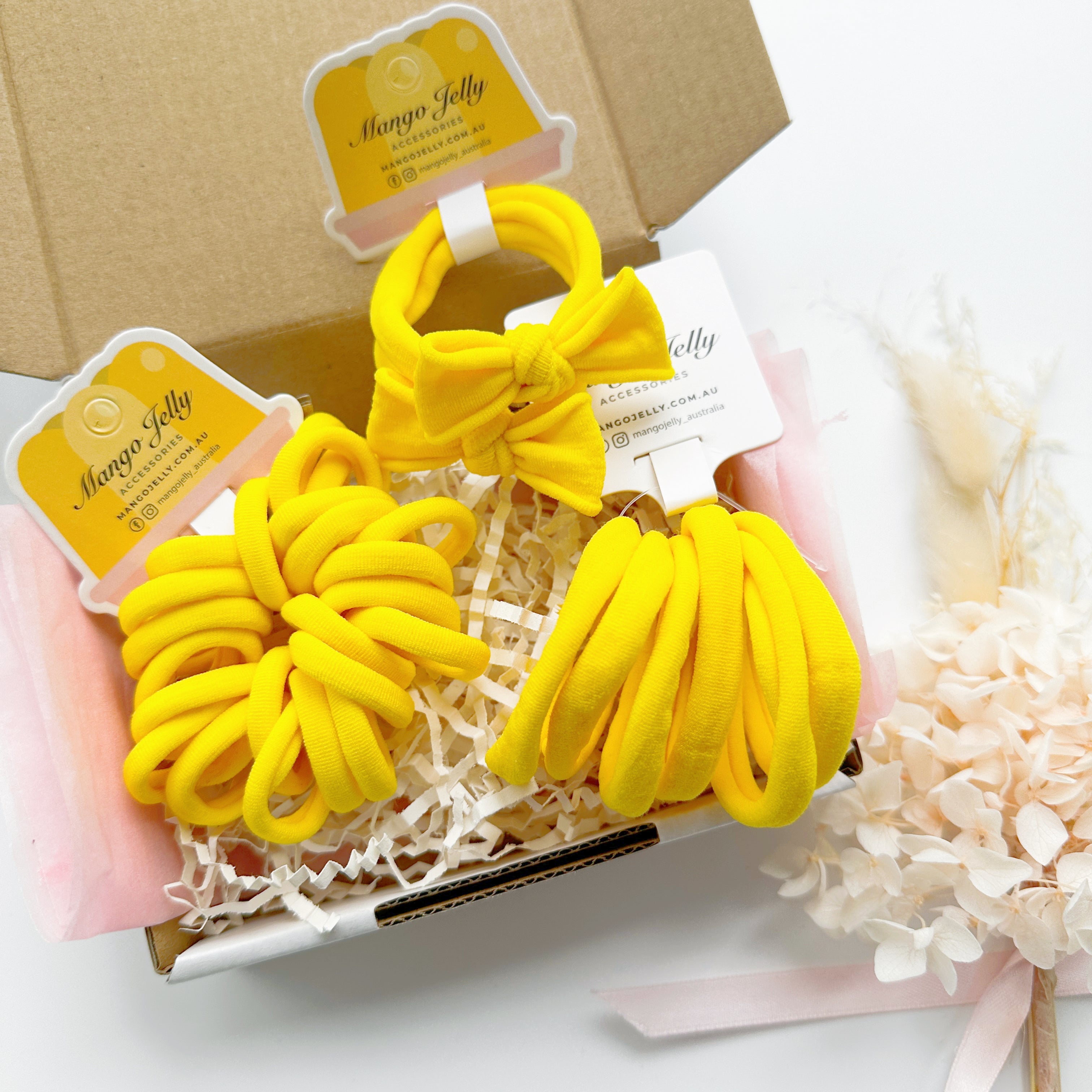 Women's Accessories: School Colour 36 pieces Bundle - Yellow
