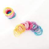 Women's Accessories: MANGO JELLY Kids Hair Ties (3cm) - Classic Summer Bright -Twin Pack