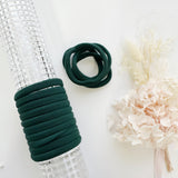 Women's Accessories: MANGO JELLY Metal Free Hair ties (4.5cm) - School Colour Bottle Green 10P - Twin Pack