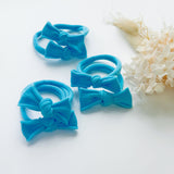 Women's Accessories: Handmade Simple Bows - School colours - Bottle Green - 1 pairs