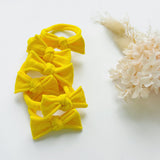 Women's Accessories: Handmade Simple Bows - School colours - Maroon - 1 pairs